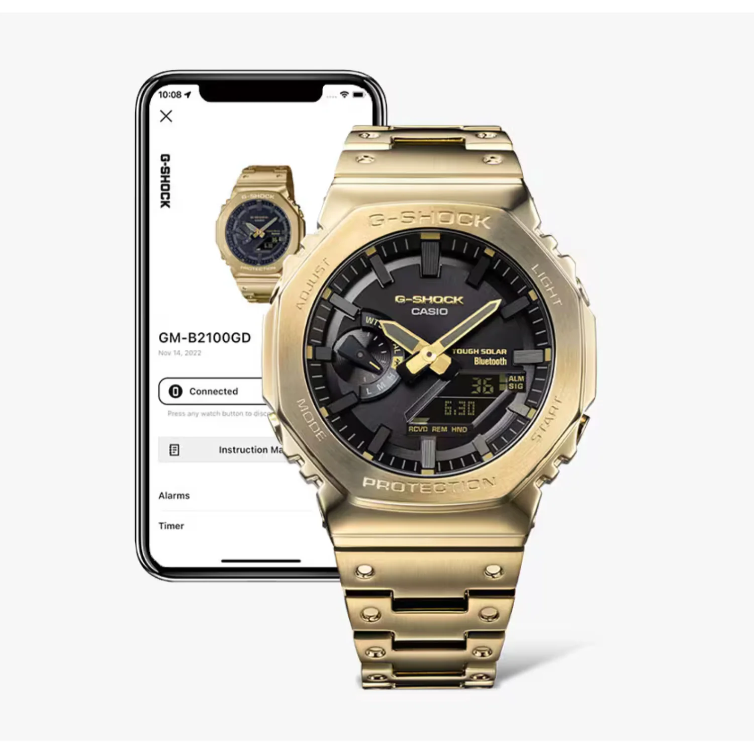 Casio G-Shock Full Metal 2100 Series Gold - GMB2100GD-9A - Image 5