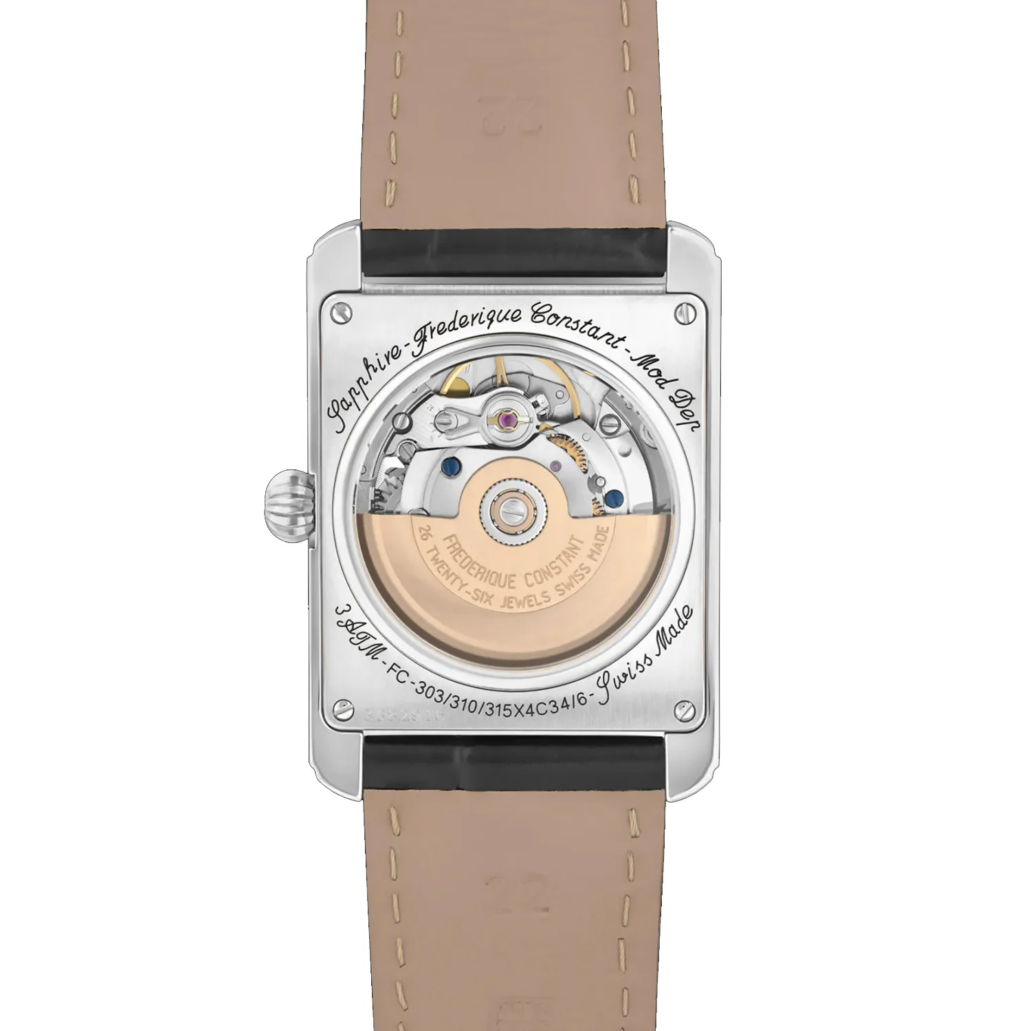 Frédérique Constant - Carree Automatic Retro Rectangular - FC-303S4C26 - Image 2