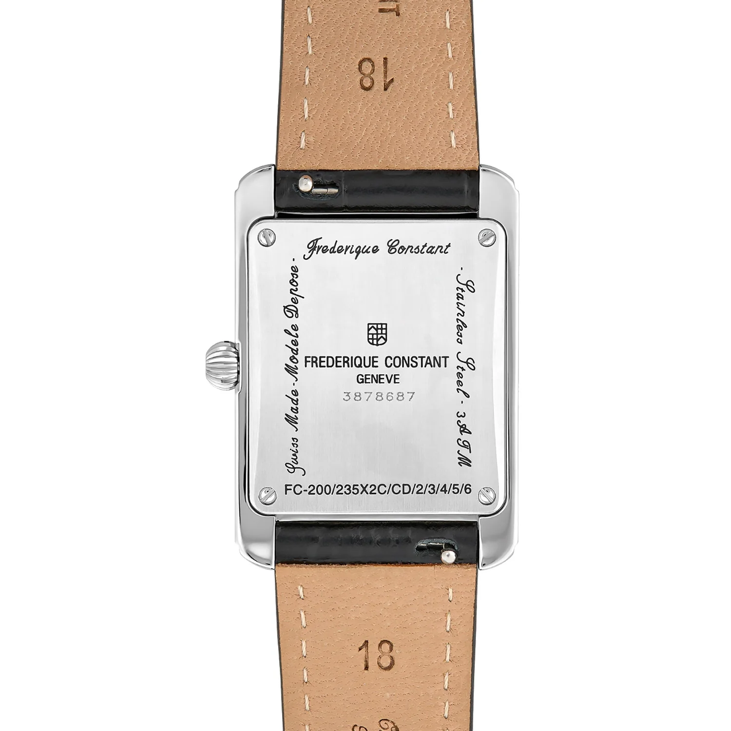 Frederique Constant - Carree Classic Art Deco Style Diamond Case - FC-235S2CD6 - Image 2