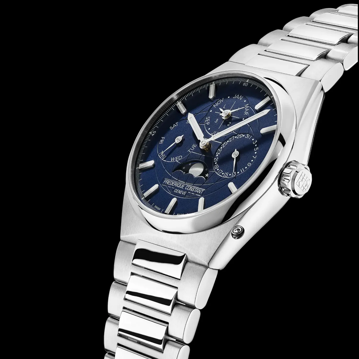 Frederique Constant - Manufacture Perpetual Calendar Blue Dial - FC-775N4NH6B - Image 3