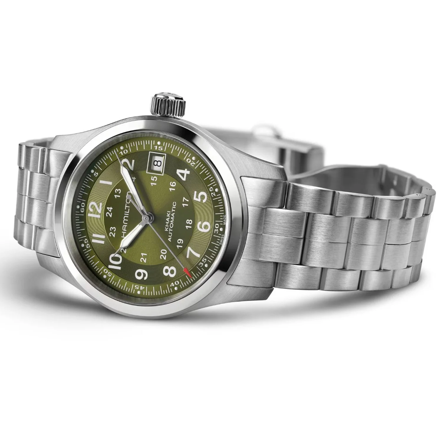Hamilton - Khaki Field 38 mm Automatic Green Dial - H70455160 - Image 3