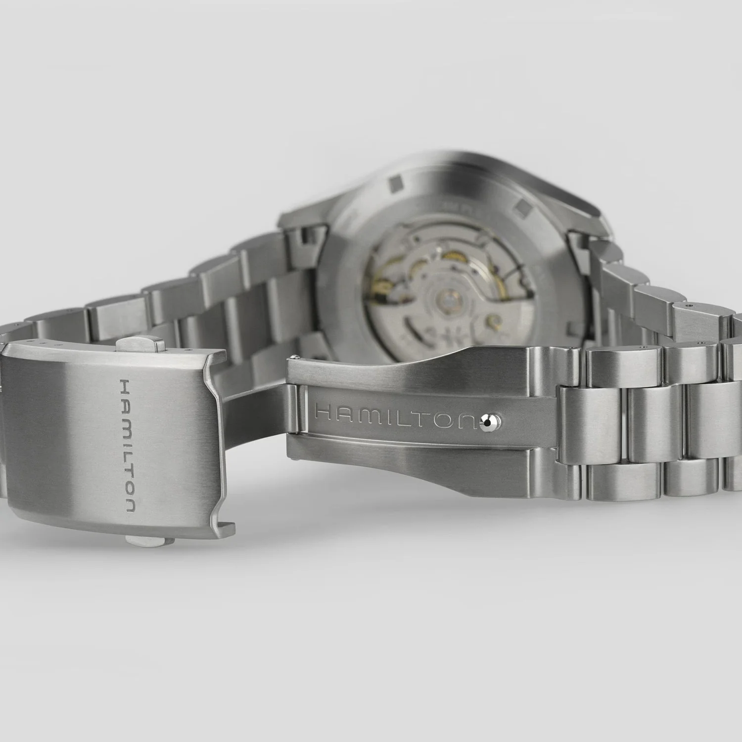 Hamilton - Khaki Field 38 mm Automatic Titanium Blue Dial Bracelet - H70205140 - Image 2