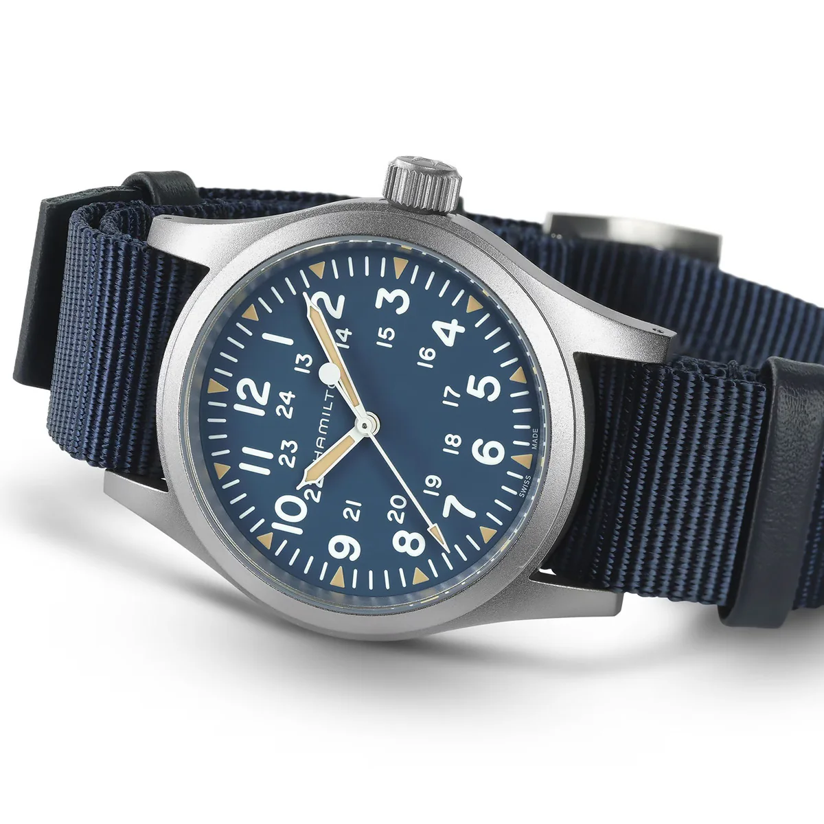 Hamilton - Khaki Field 38 mm Mechanical Blue Dial Stainless - H69439940 - Image 2