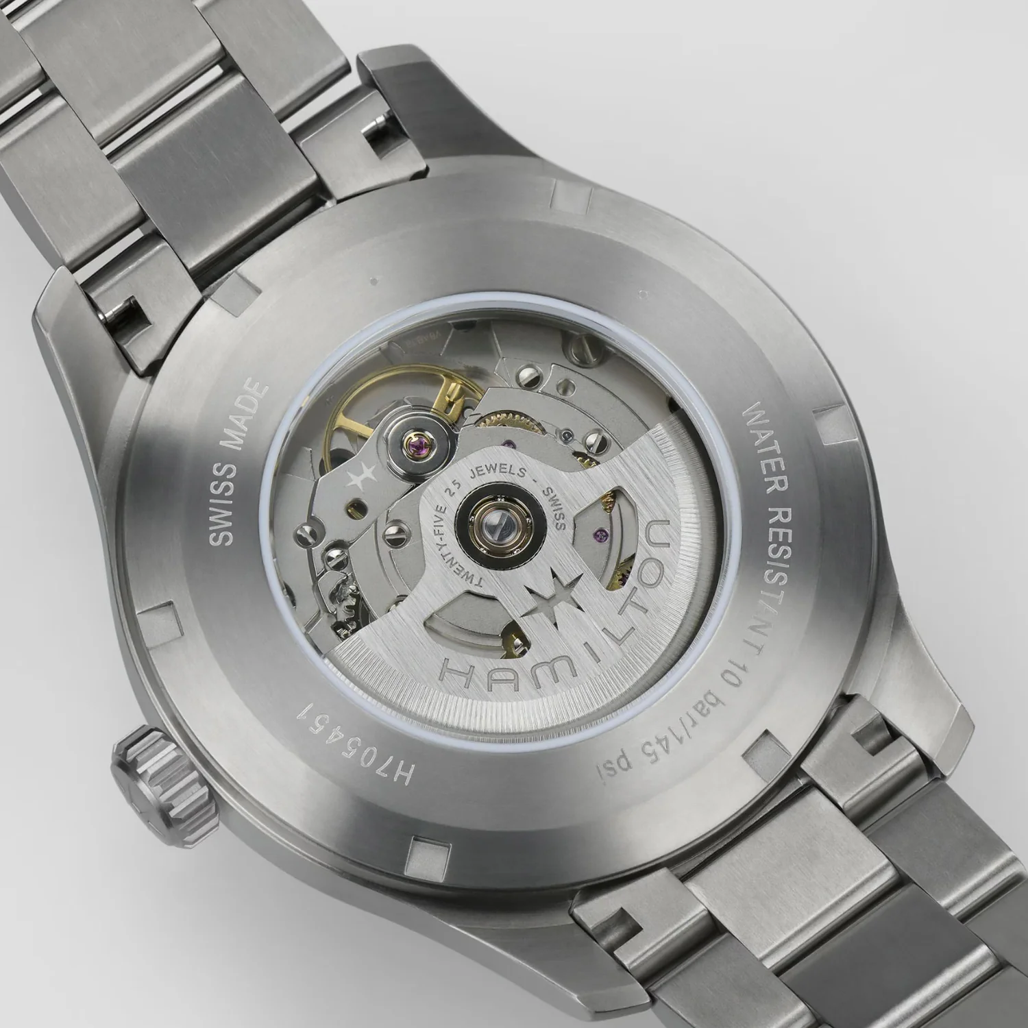 Hamilton - Khaki Field 42 mm Titanium Automatic Bracelet - H70545140 - Image 2