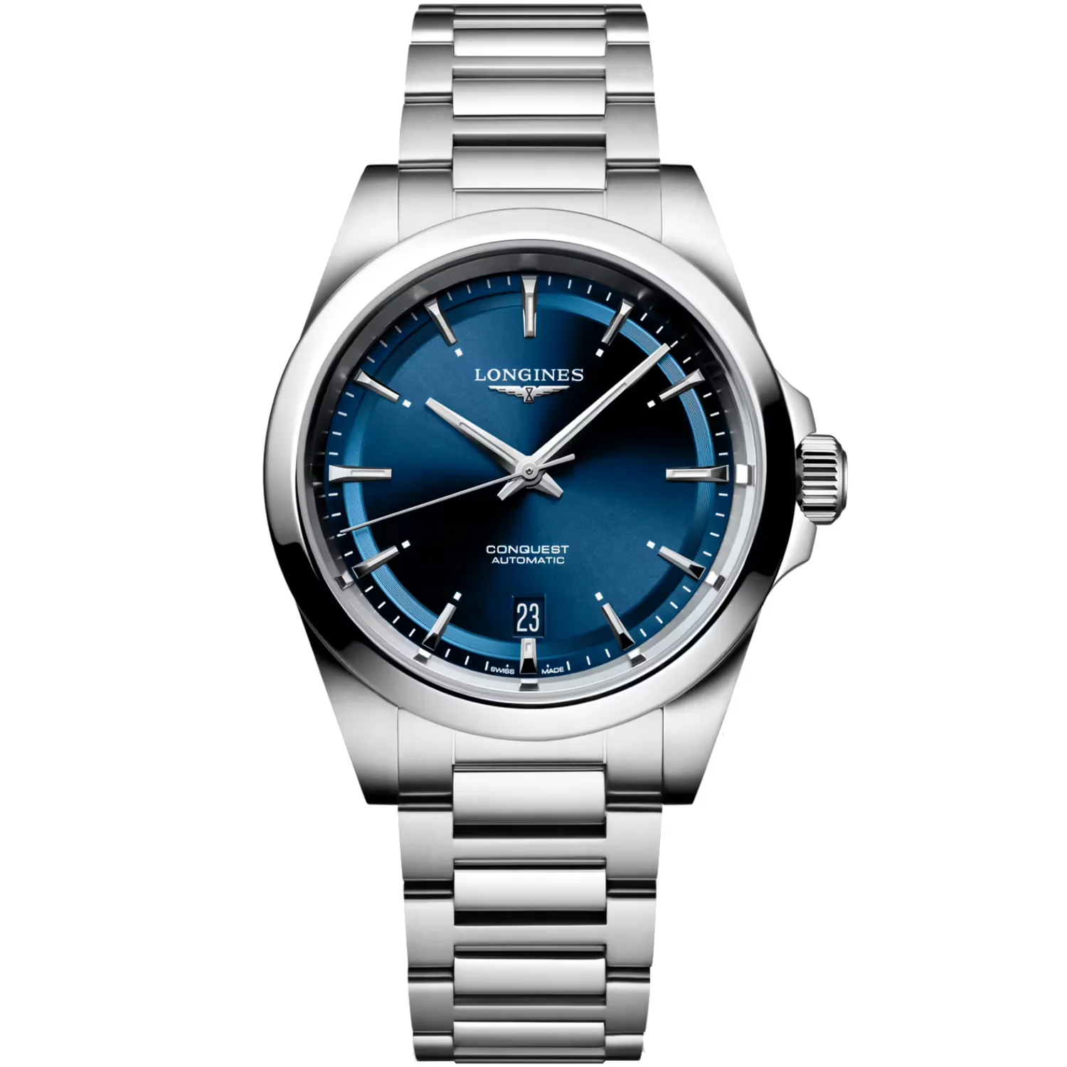 Longines - Conquest 38 mm Automatic Sunray Blue Dial - L37204926