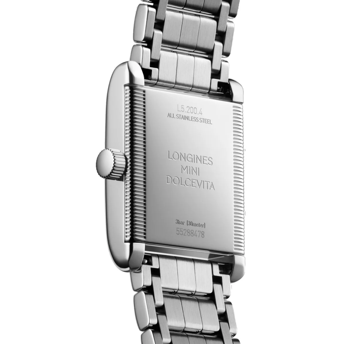 Longines - Dolcevita Mini Rectangular Steel Case & Bracelet - L52004756 - Image 2