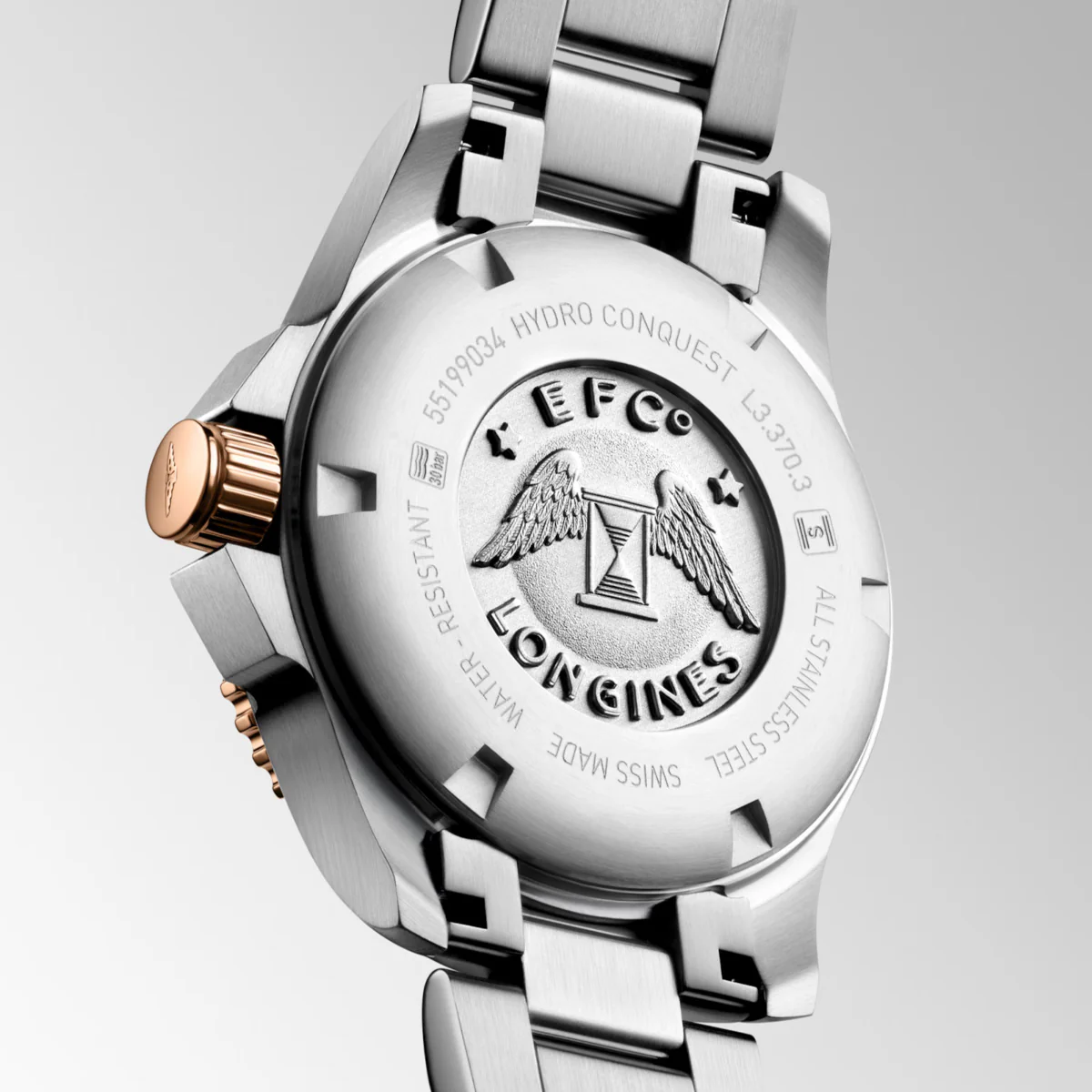 Longines - HydroConquest 32 mm Mother of Pearl Diamond Dial Women's - L33703896 - Image 2