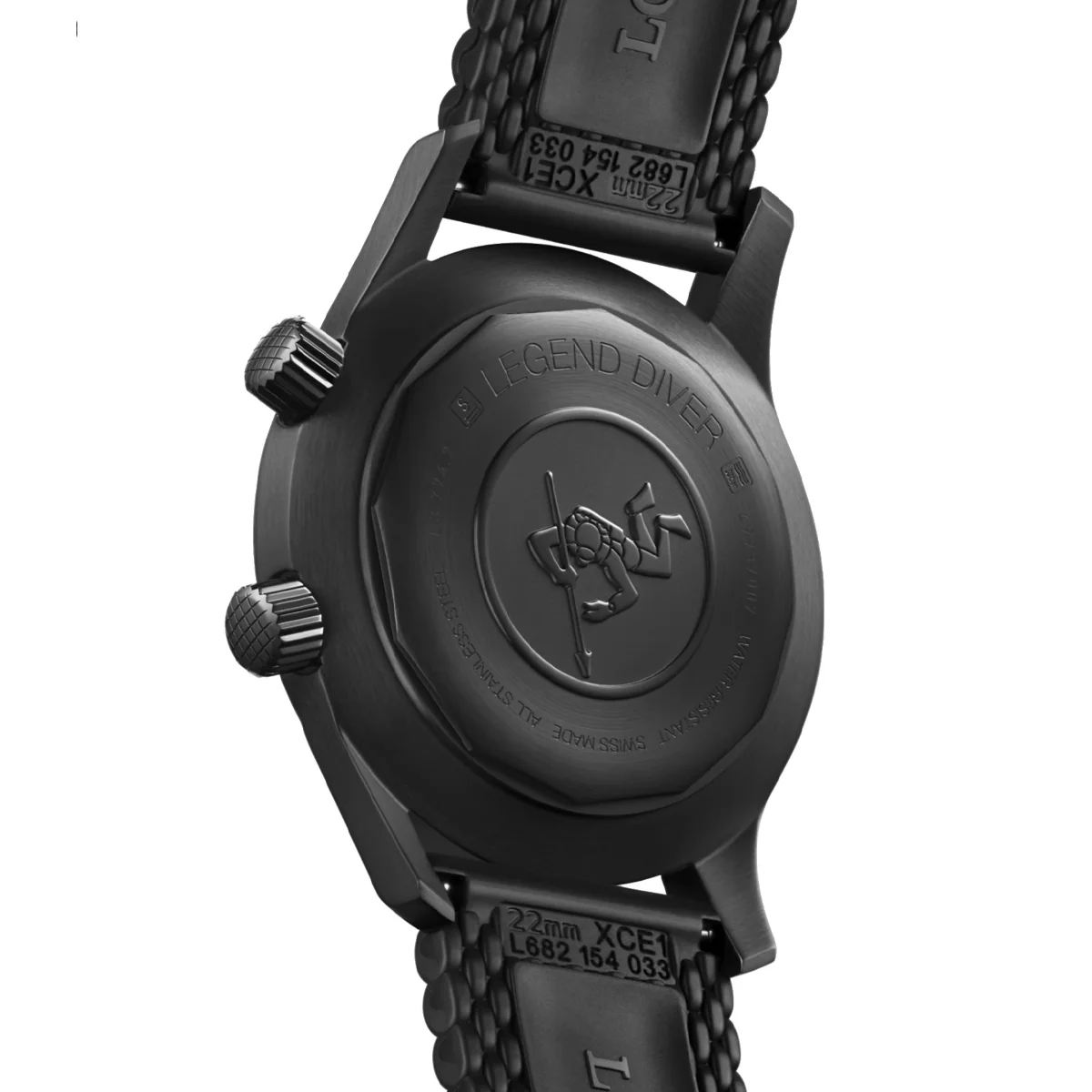 Longines - Legend Diver PVD Coated Black Case & Dial - L37742509 - Image 2