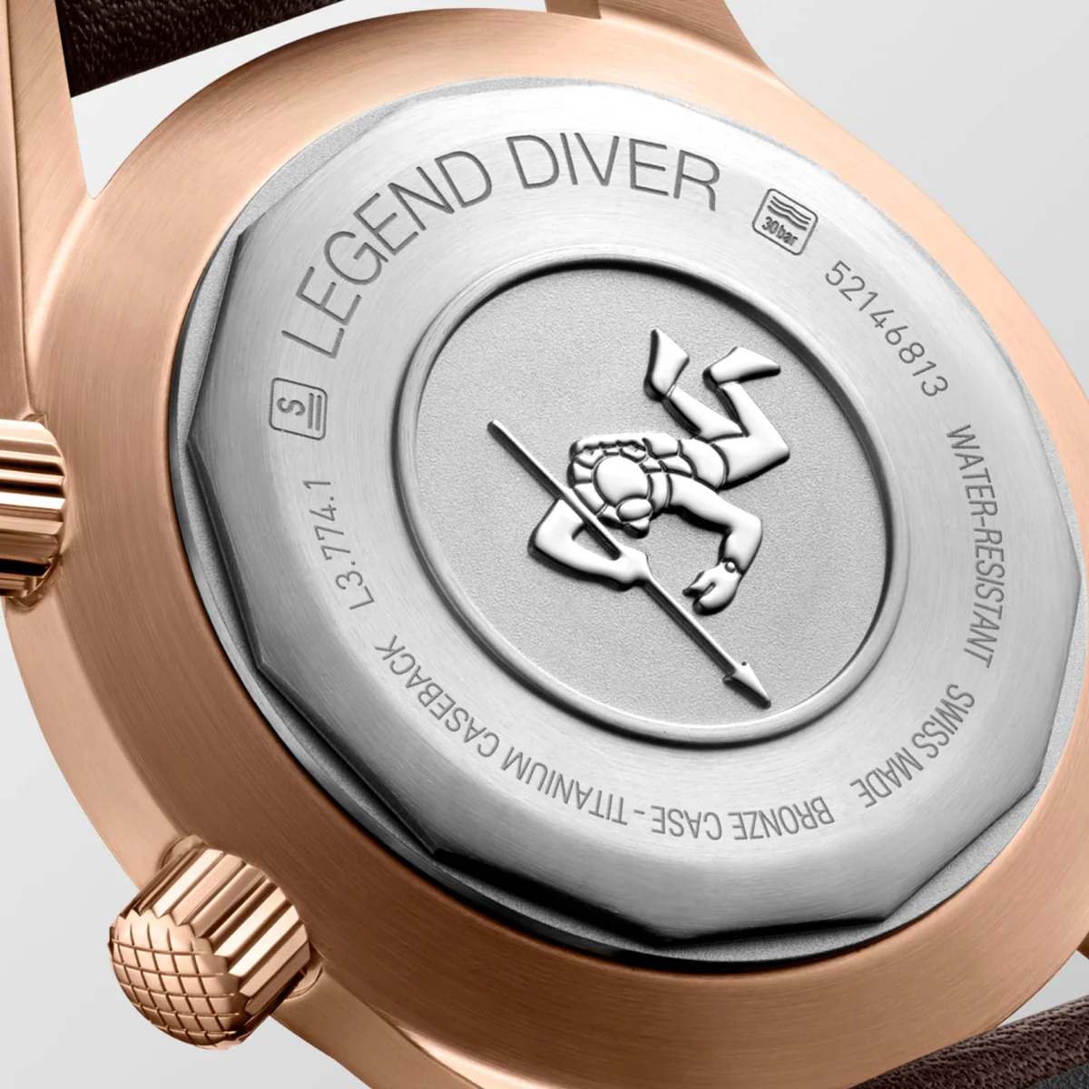 Longines - Legend Diver Bronze Case Green Dial Men's 42 mm - L37741502 - Image 2