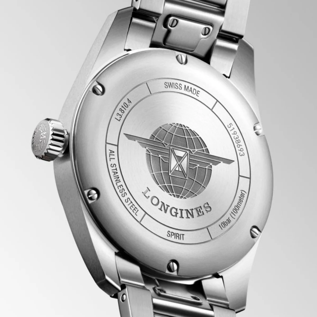 Longines - Spirit Pilot 40 mm Chronometer Stainless Green Dial Date - L38104036 - Image 2