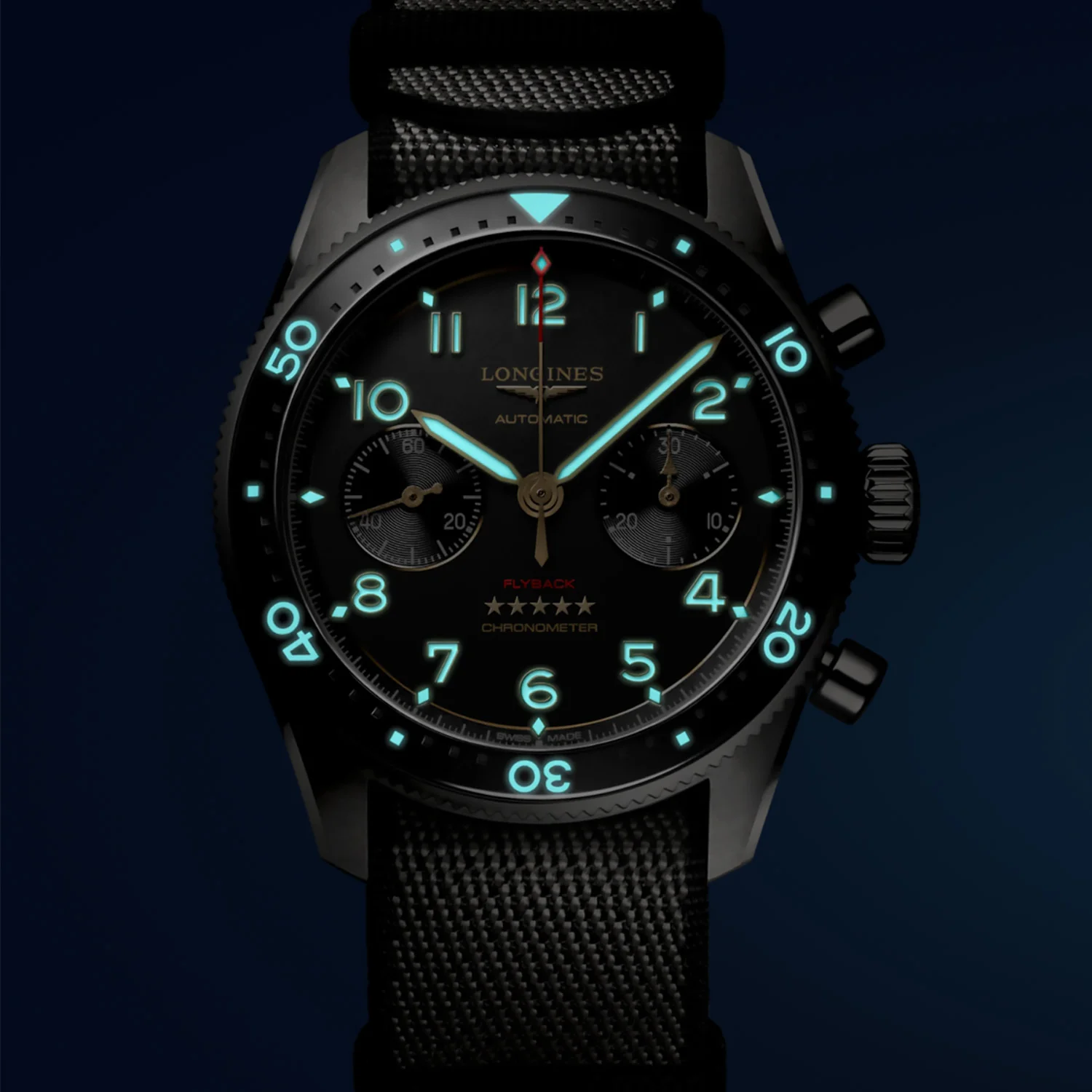 Longines - Spirit Pilot Flyback 42 mm Titanium Chronograph - L38211532 - Image 2