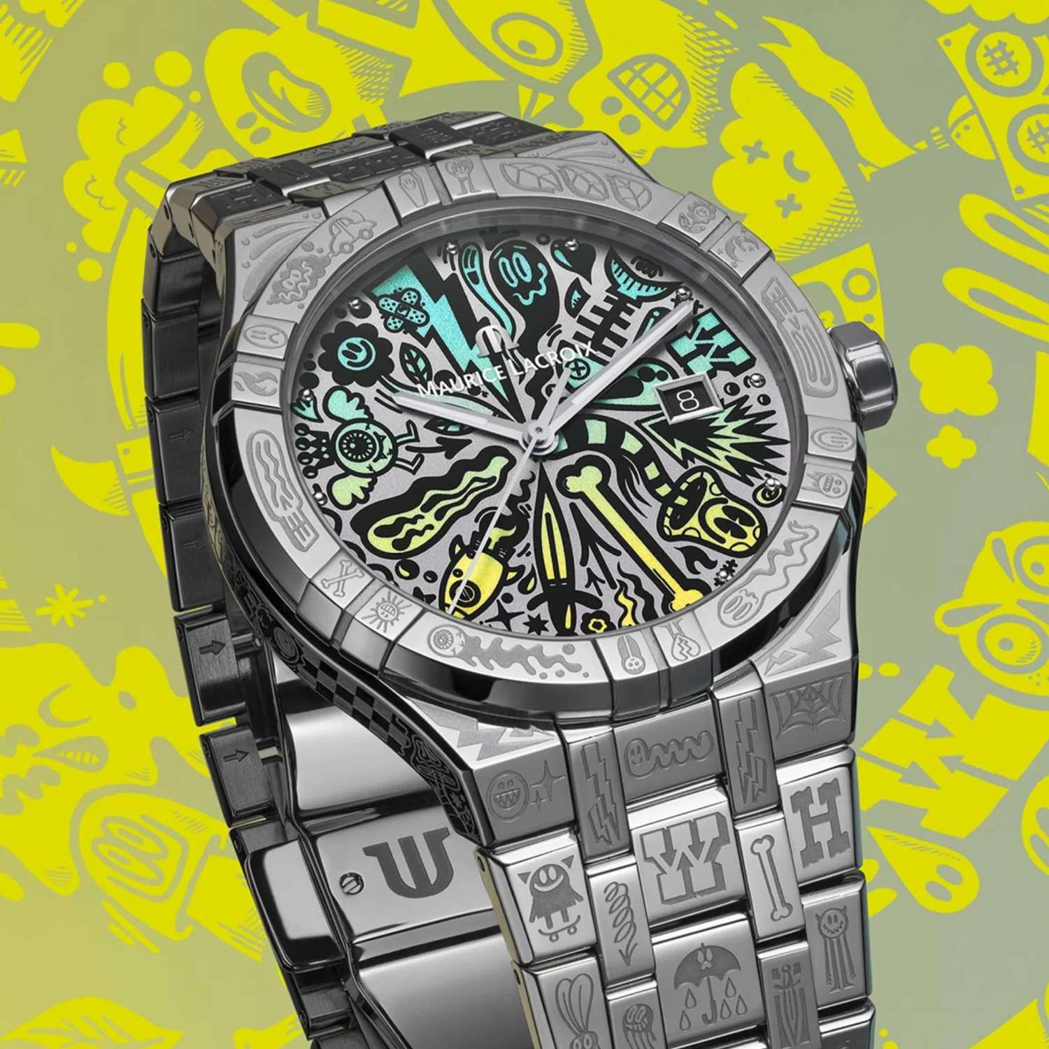 Maurice Lacroix - AIKON Wotto Limited Edition of 1000 Pieces - AI6008-SS009-090-1 - Image 4