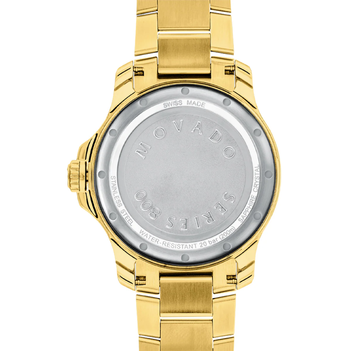 Movado - 800 Series 40 mm Yellow Gold PVD Case Black Dial - 2600145 - Image 3