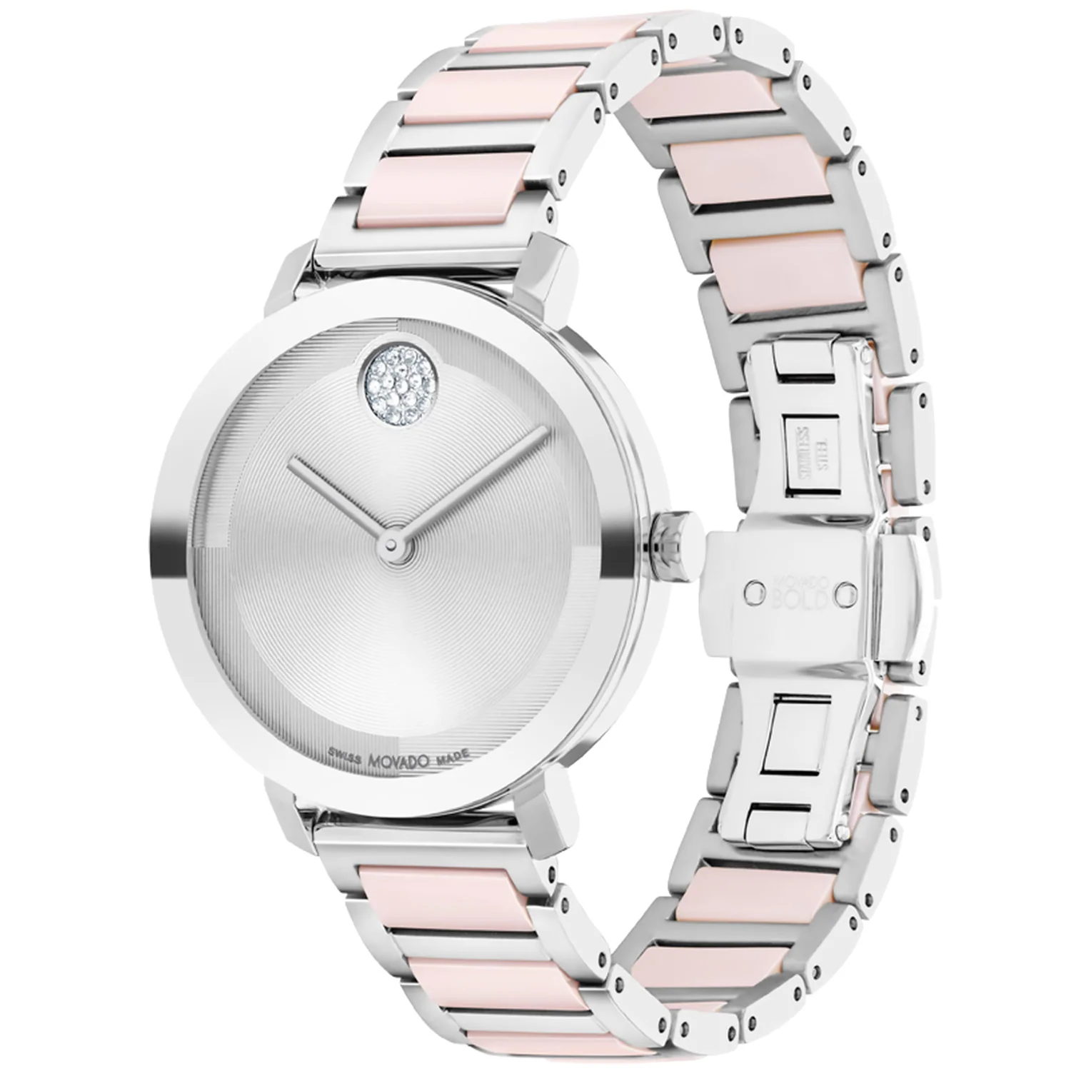 Movado - Bold Evolution 2.0 Micro-textured Dial 34 mm Sparkling Crystals - 3601236 - Image 2