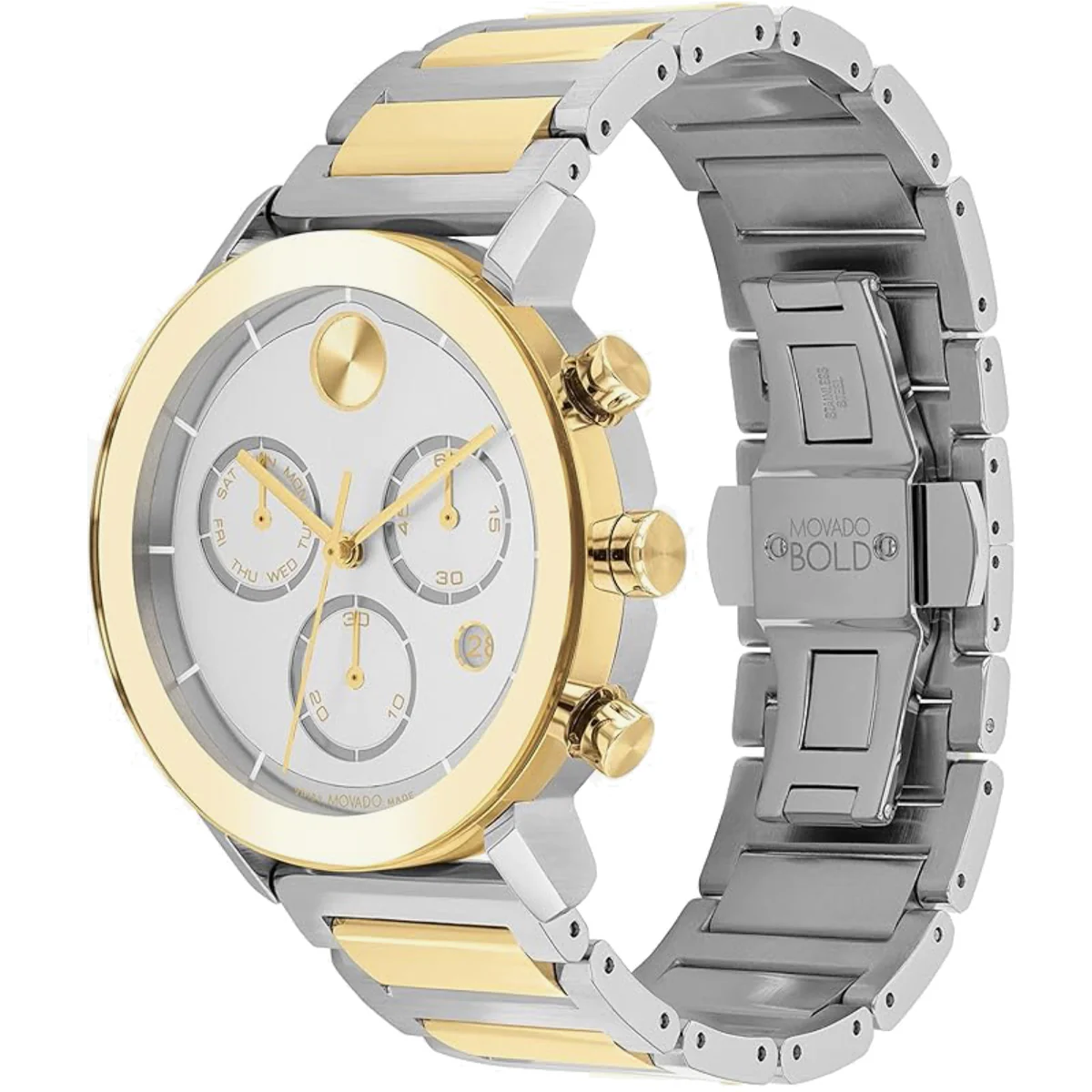 Movado - Bold Evolution 42 mm Chronograph Two Tone - 3600888 - Image 2
