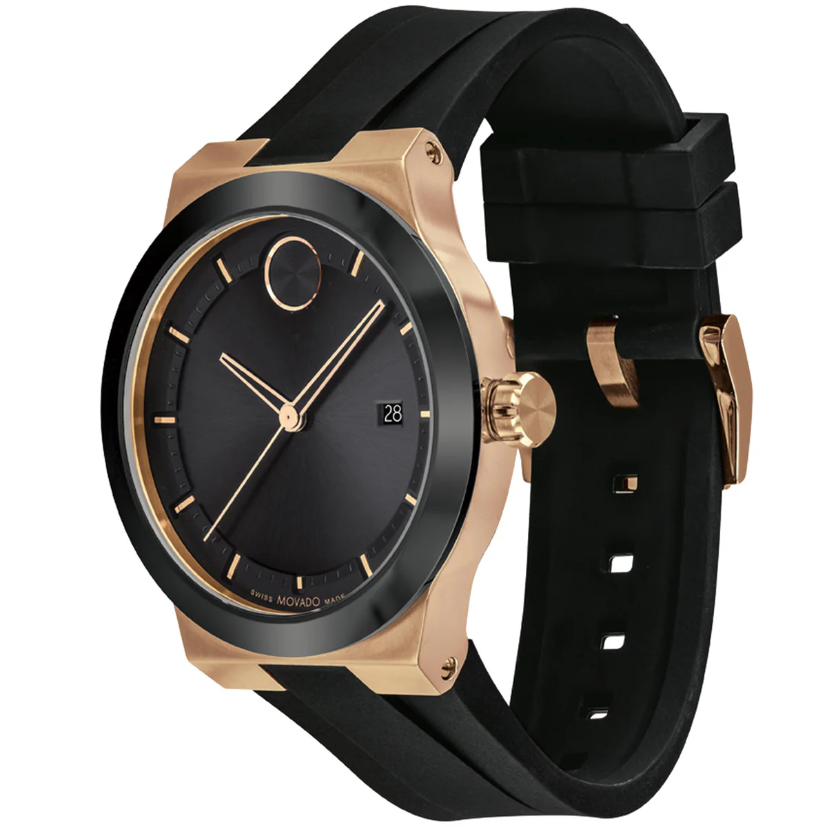 Movado - Bold Fusion 42 mm Bronze Ion Plated Case Ceramic Bezel - 3600622 - Image 2