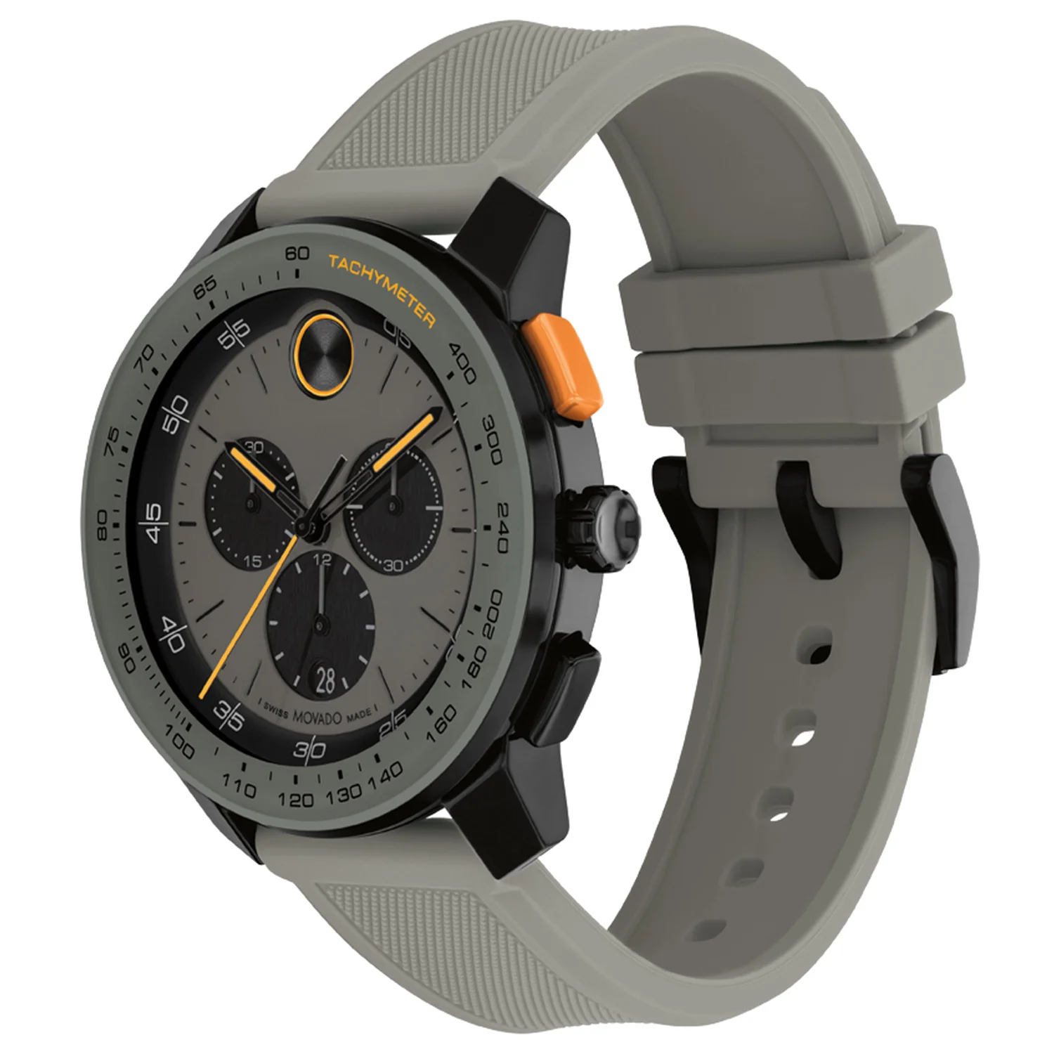 Movado - Bold TR90 Chronograph Gray Lacquer Dial - 3601216 - Image 2