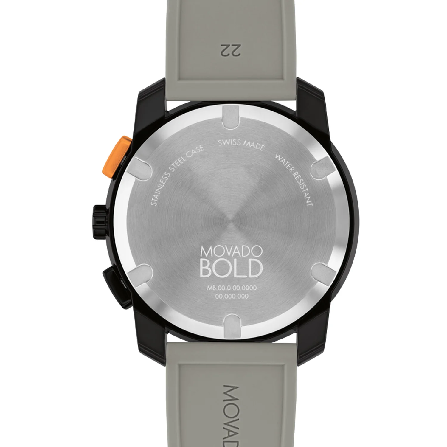Movado - Bold TR90 Chronograph Gray Lacquer Dial - 3601216 - Image 3