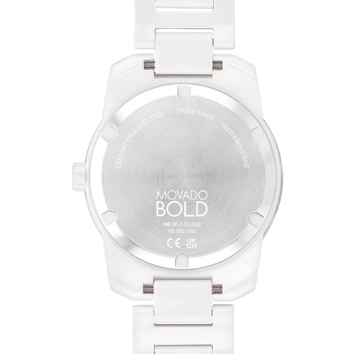 Movado - Bold Verso 42 mm White Ceramic Case & Bracelet - 3600900 - Image 3