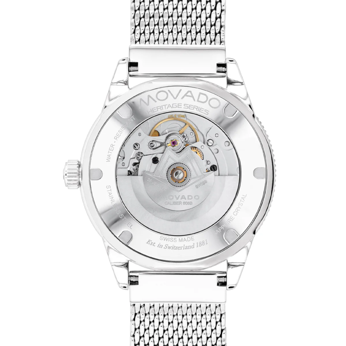 Movado - Heritage Calendoplan S Diver Automatic Blue Dial & Bezel - 3650136 - Image 3