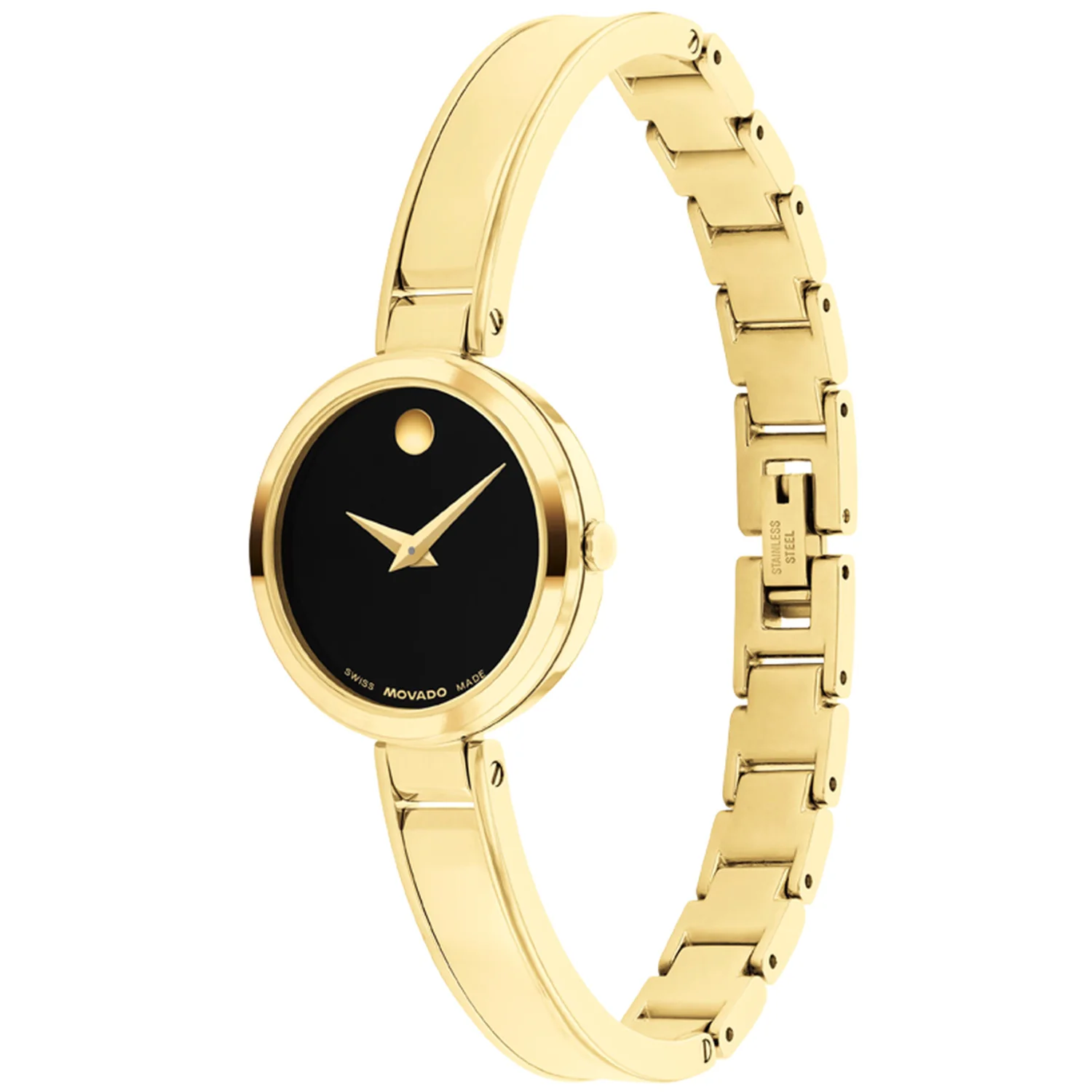 Movado - Moda 24 mm Bangle Bracelet Women's Black Lacquered Dial - 0608013 - Image 2