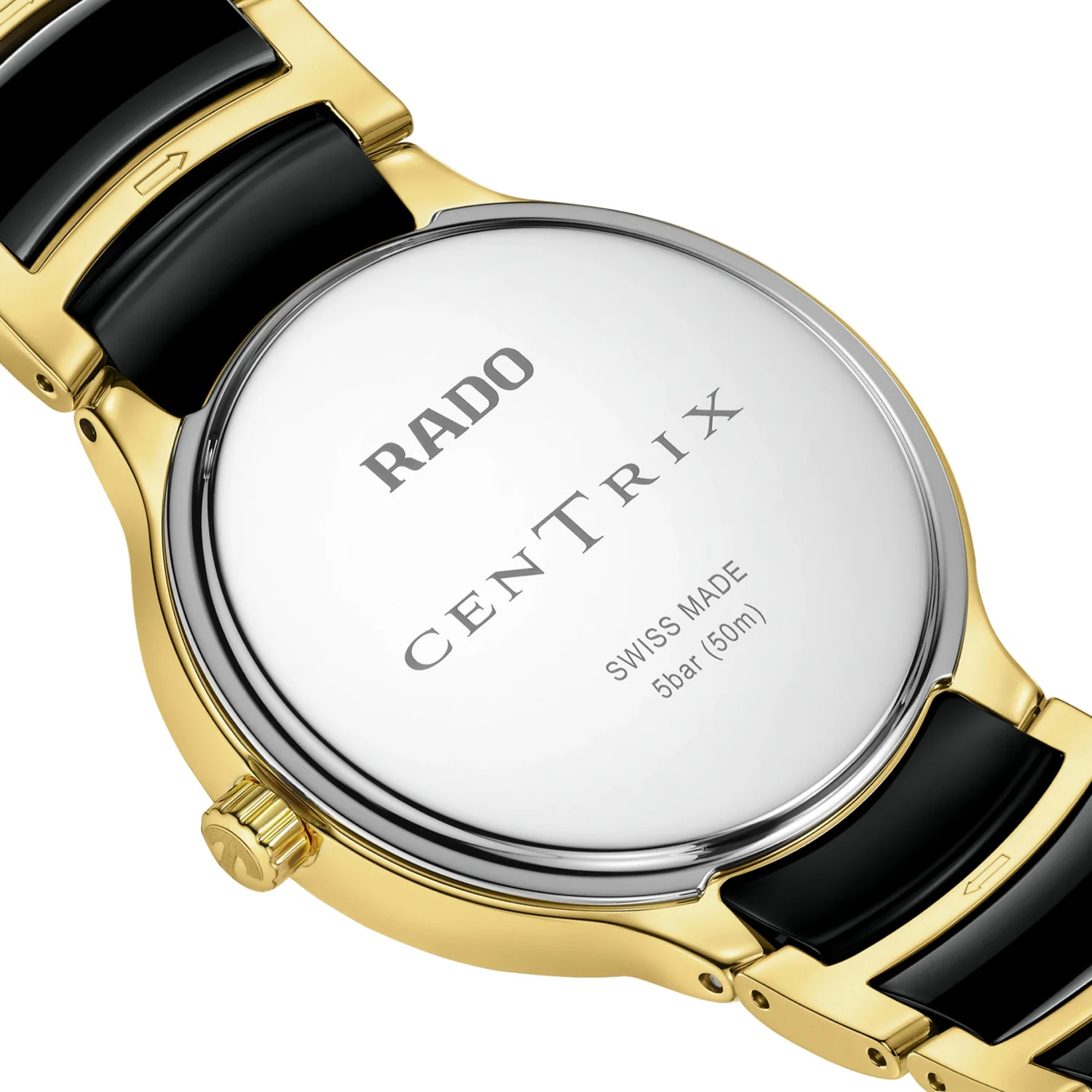 Rado - Centrix 35 mm Diamonds Ceramic & Gold PVD - R30039712 - Image 3