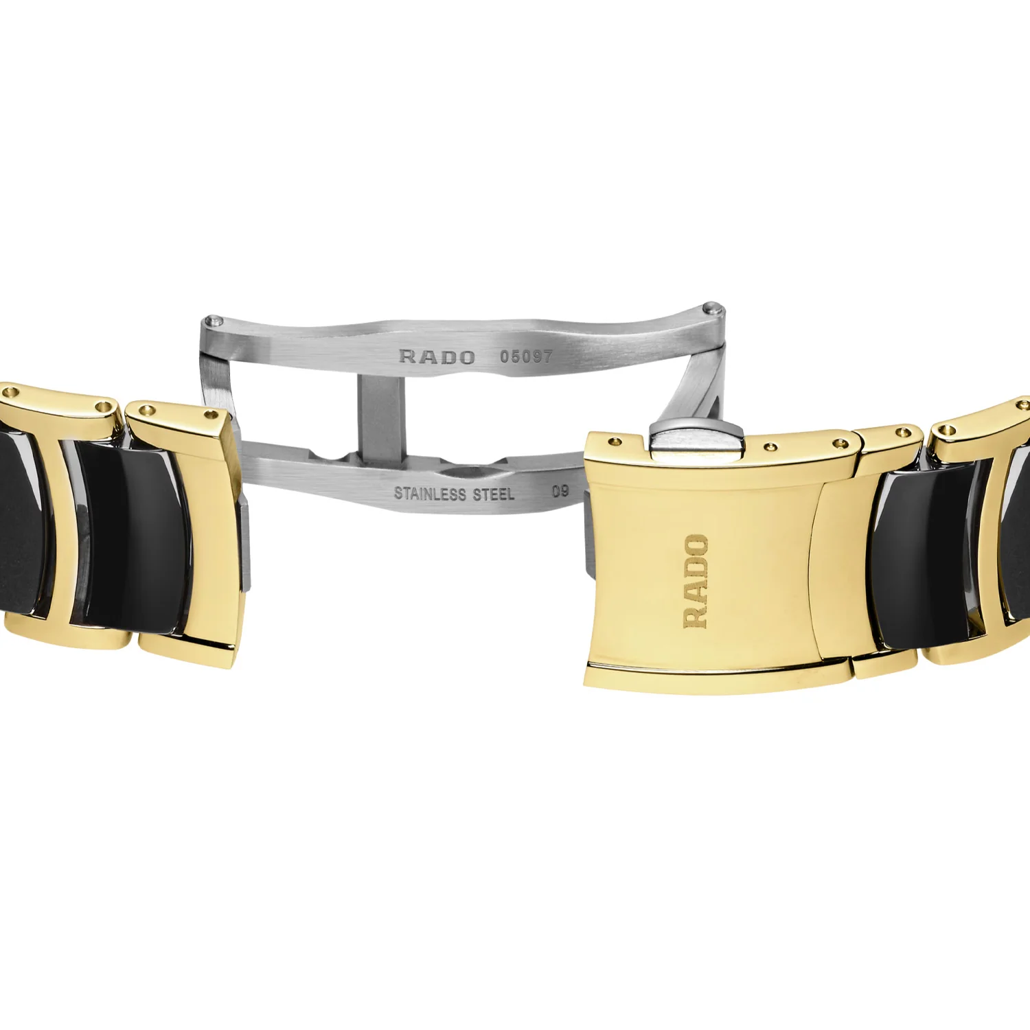 Rado - Centrix 35 mm Diamonds Ceramic & Gold PVD - R30039712 - Image 4