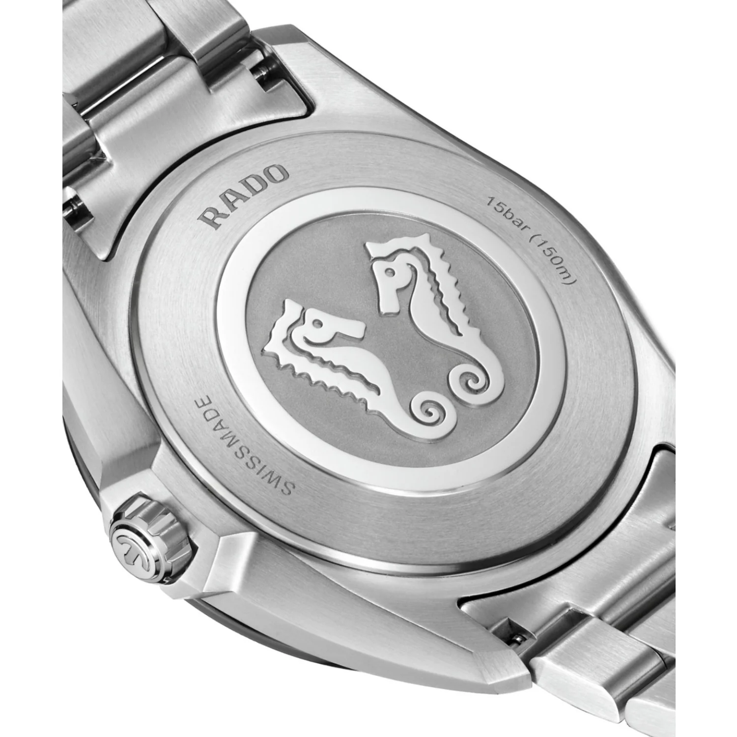 Rado - HyperChrome 41.5 mm Glacier Blue Dial Date Ceramic Bracelet - R32280213 - Image 3