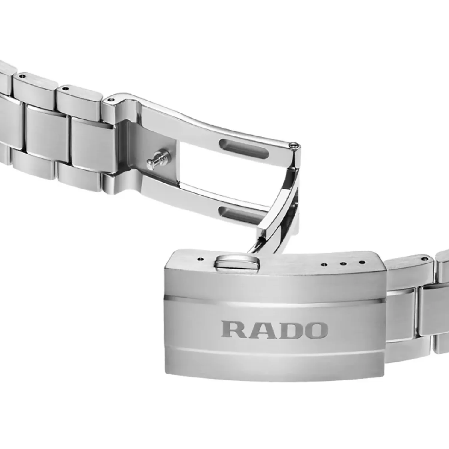 Rado - HyperChrome 41.5 mm Glacier Blue Dial Date Ceramic Bracelet - R32280213 - Image 4