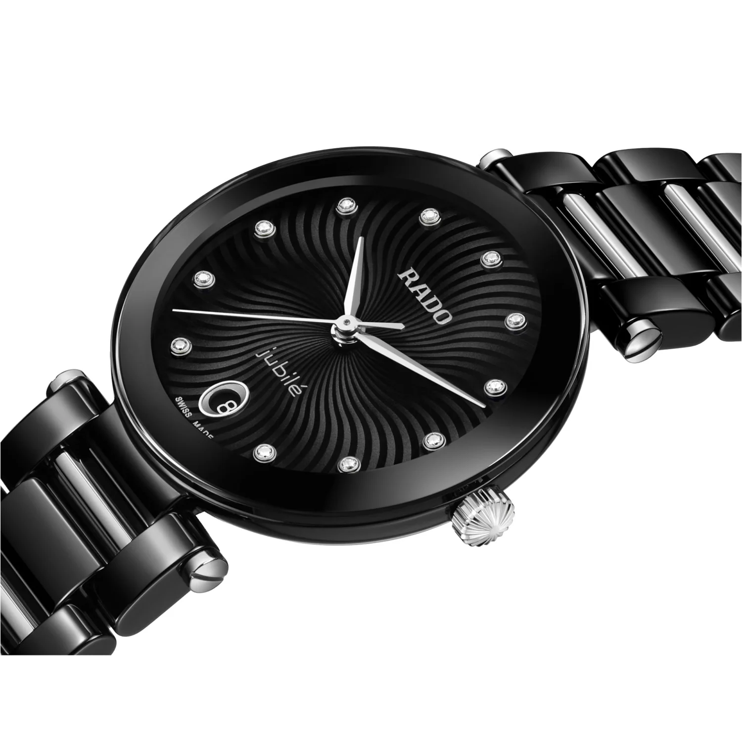 Rado - LaCoupole 31mm Ceramic Case Diamond Dial Women's - R22243703 - Image 2