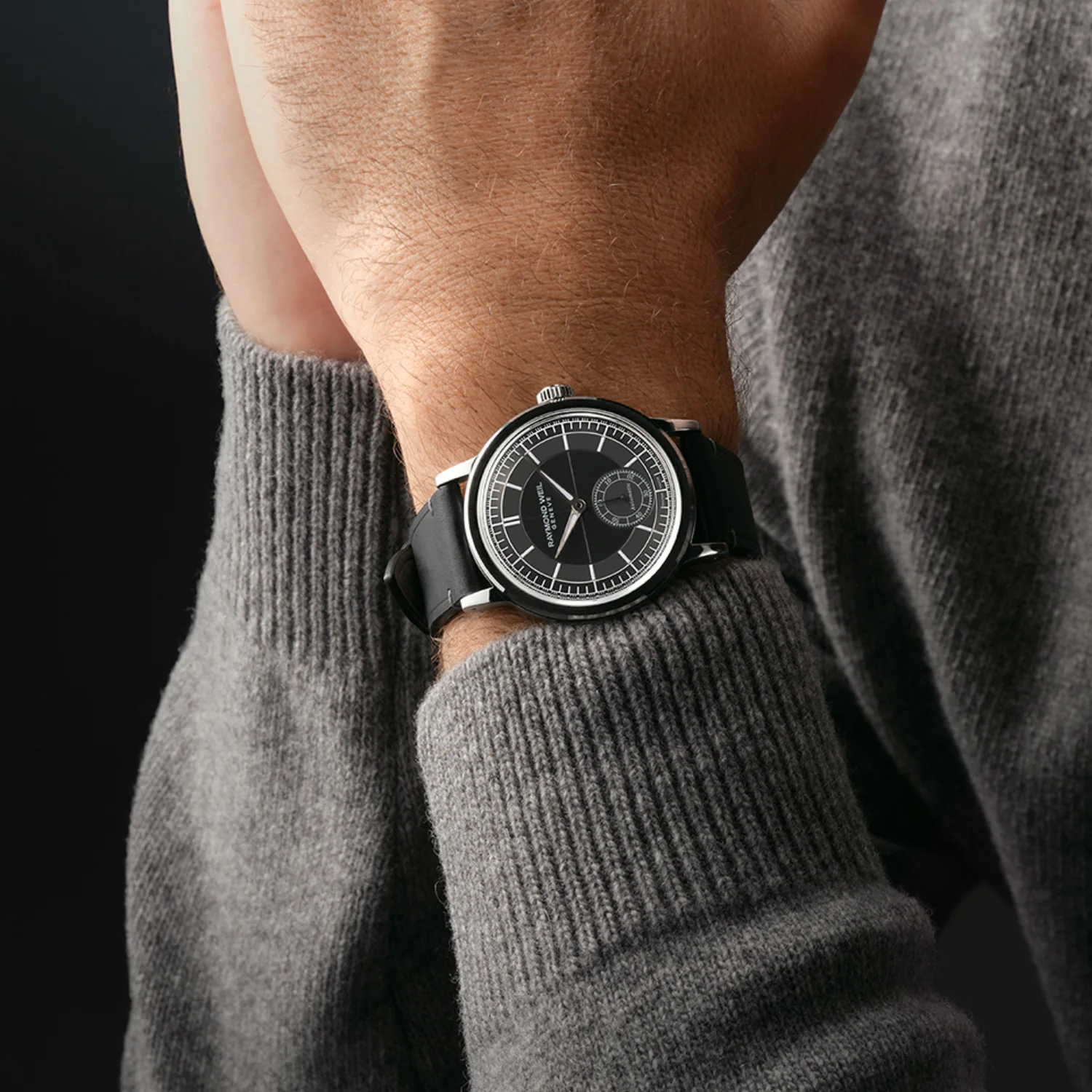 Raymond Weil - Millesime 39.5 mm Automatic Gray Anthracite Dial - 2930-STC-60001 - Image 4