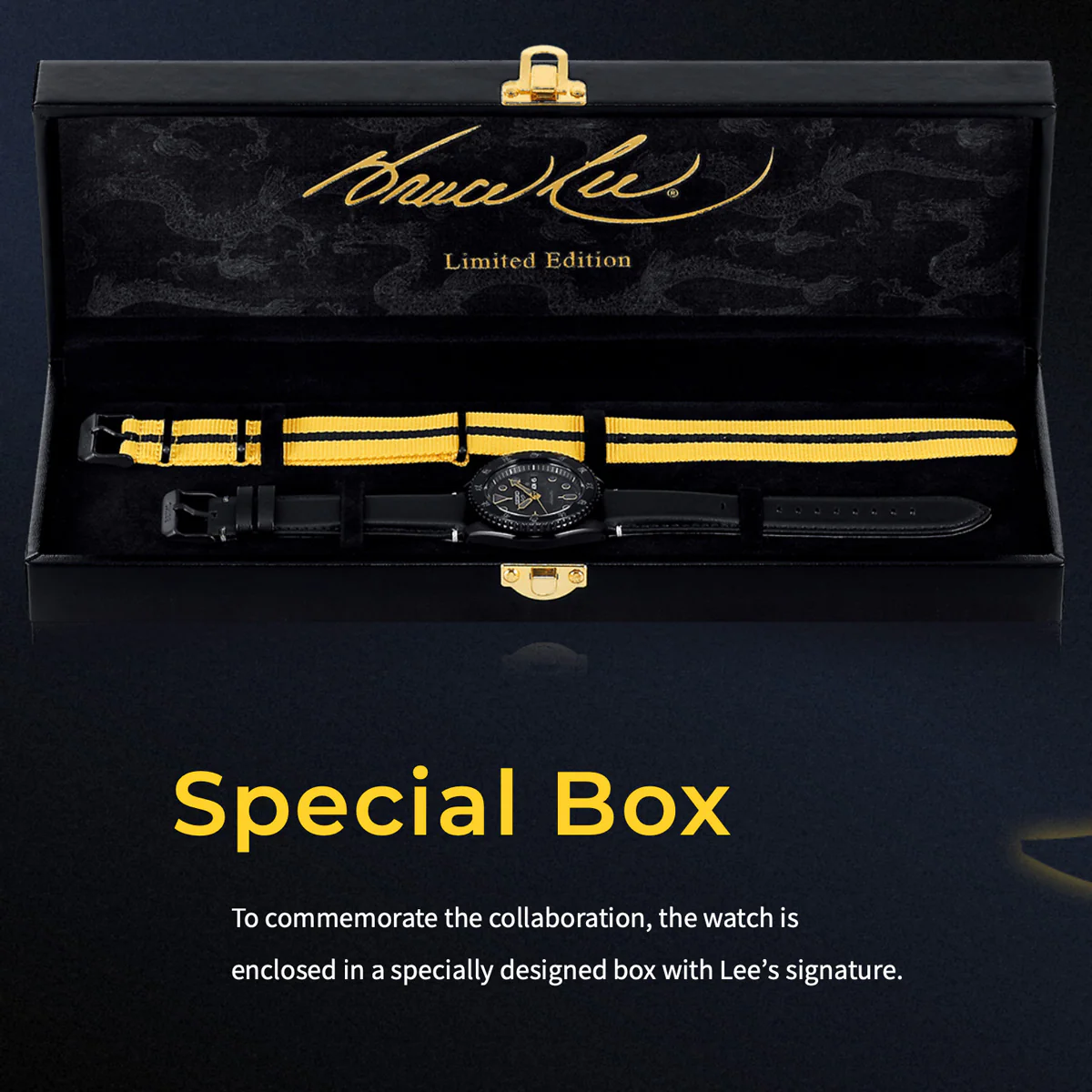 Seiko - 5 Sports Bruce Lee 55th Anniversary Limited Edition - SRPK39 - Image 5