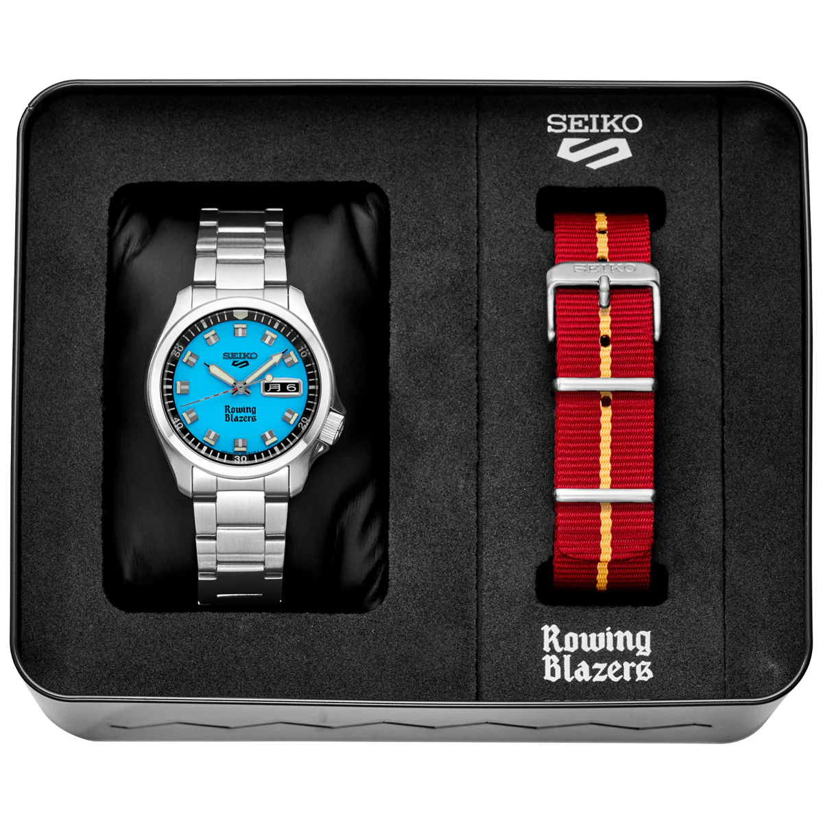 Seiko - 5 Sports Rowing Blazers Collaboration Limited Edition - SRPJ61 - Image 4