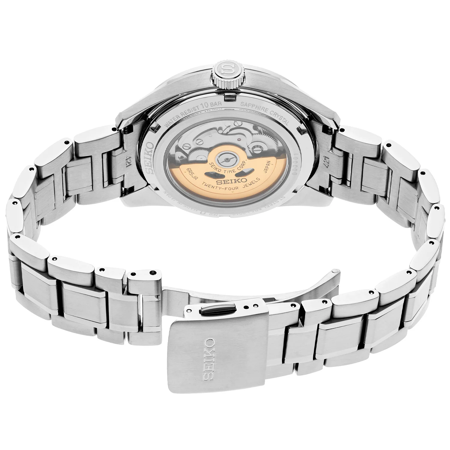 Seiko - Presage Sharp Edged Series Blue Hemp Motif Dial - SPB417 - Image 2