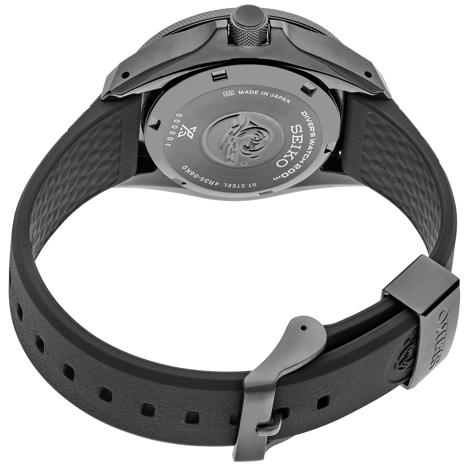 Seiko - Prospex "Samurai" Diver Black Case & Strap - SRPL15 - Image 2