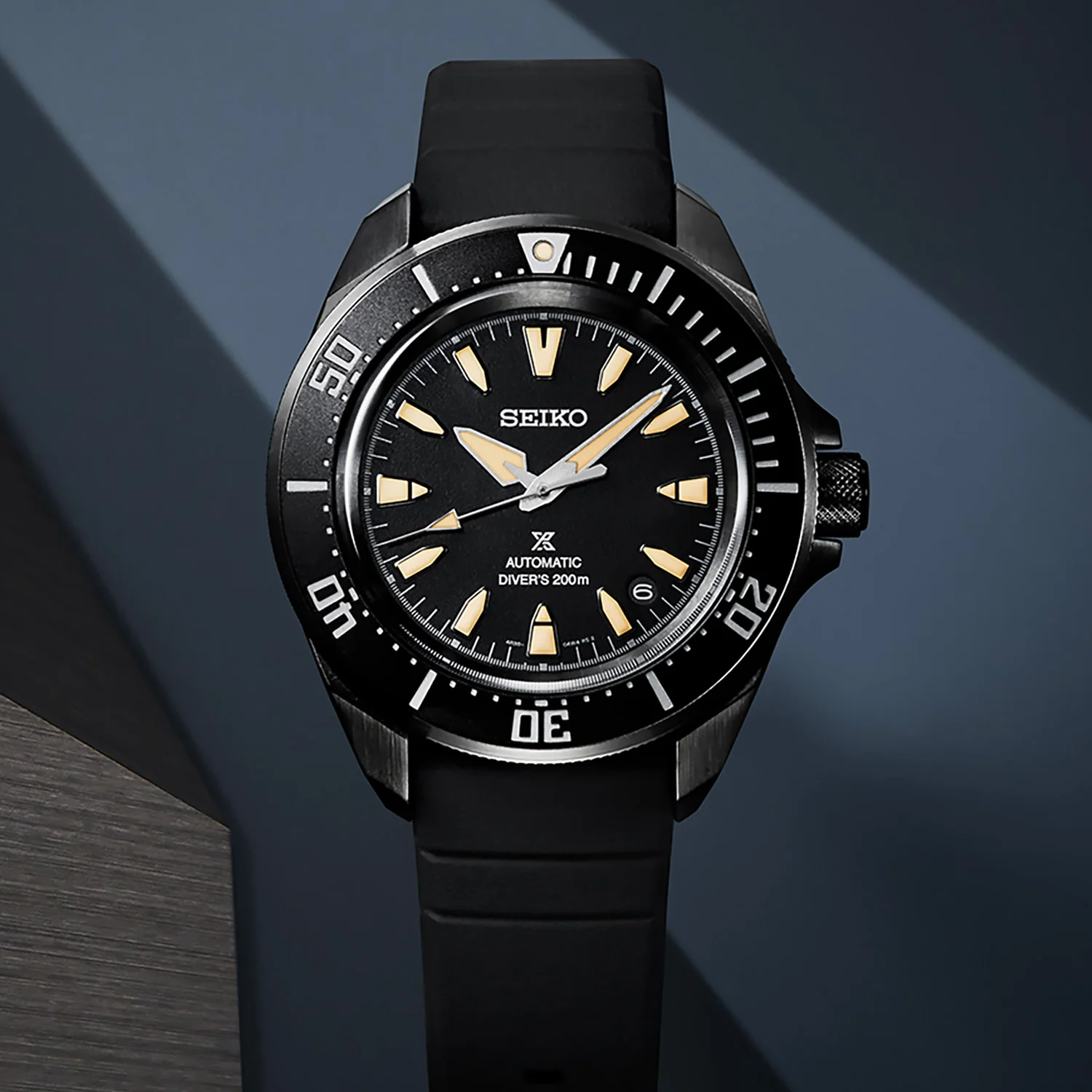 Seiko - Prospex "Samurai" Diver Black Case & Strap - SRPL15 - Image 4