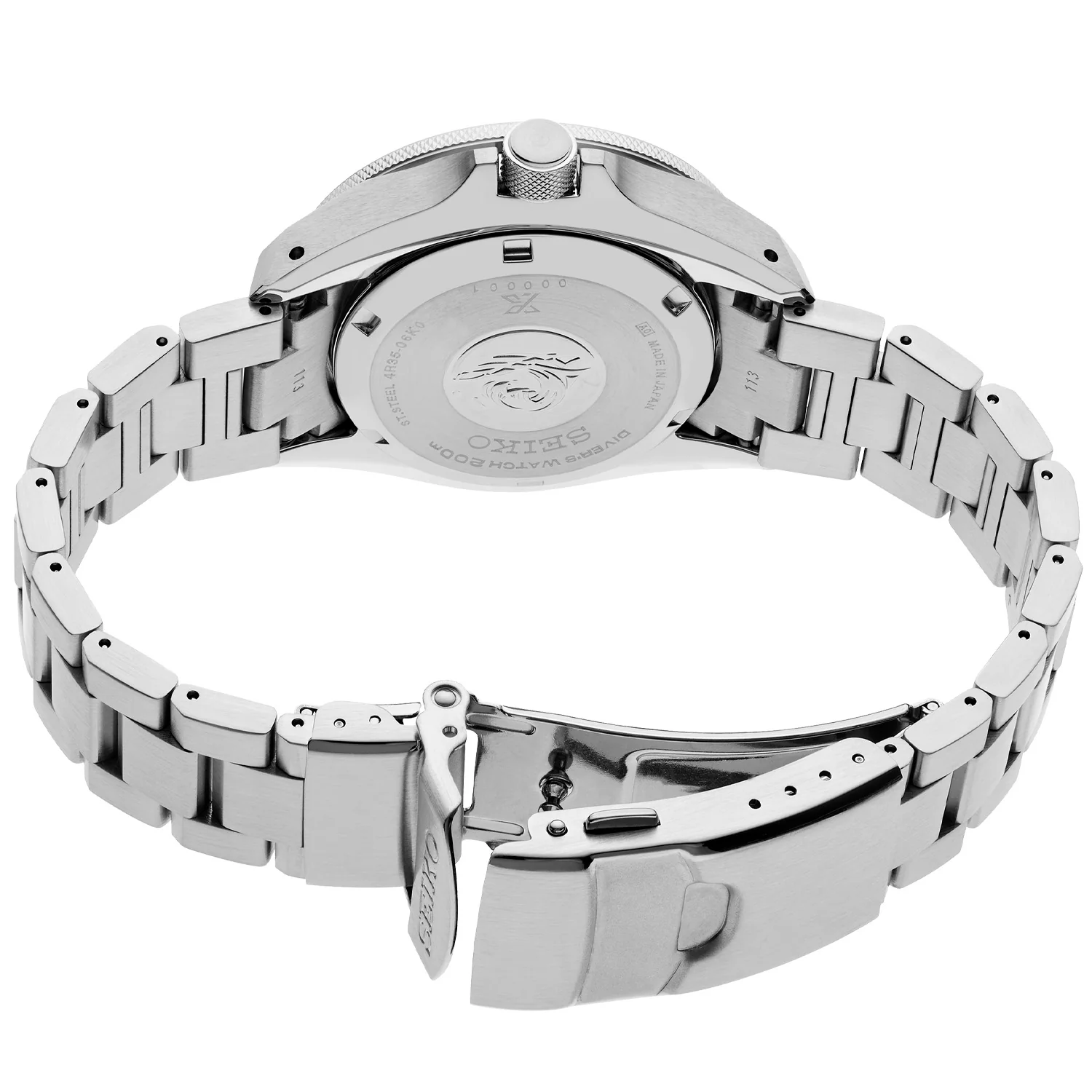 Seiko - Prospex "Samurai" Diver Red Dial Steel Bracelet - SRPL11 - Image 2