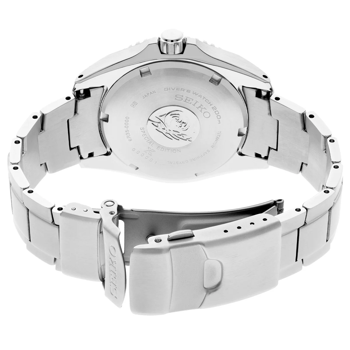 Seiko - Prospex Titanium Light Blue Gray Dial Special Edition Automatic Diver - SPB351 - Image 3