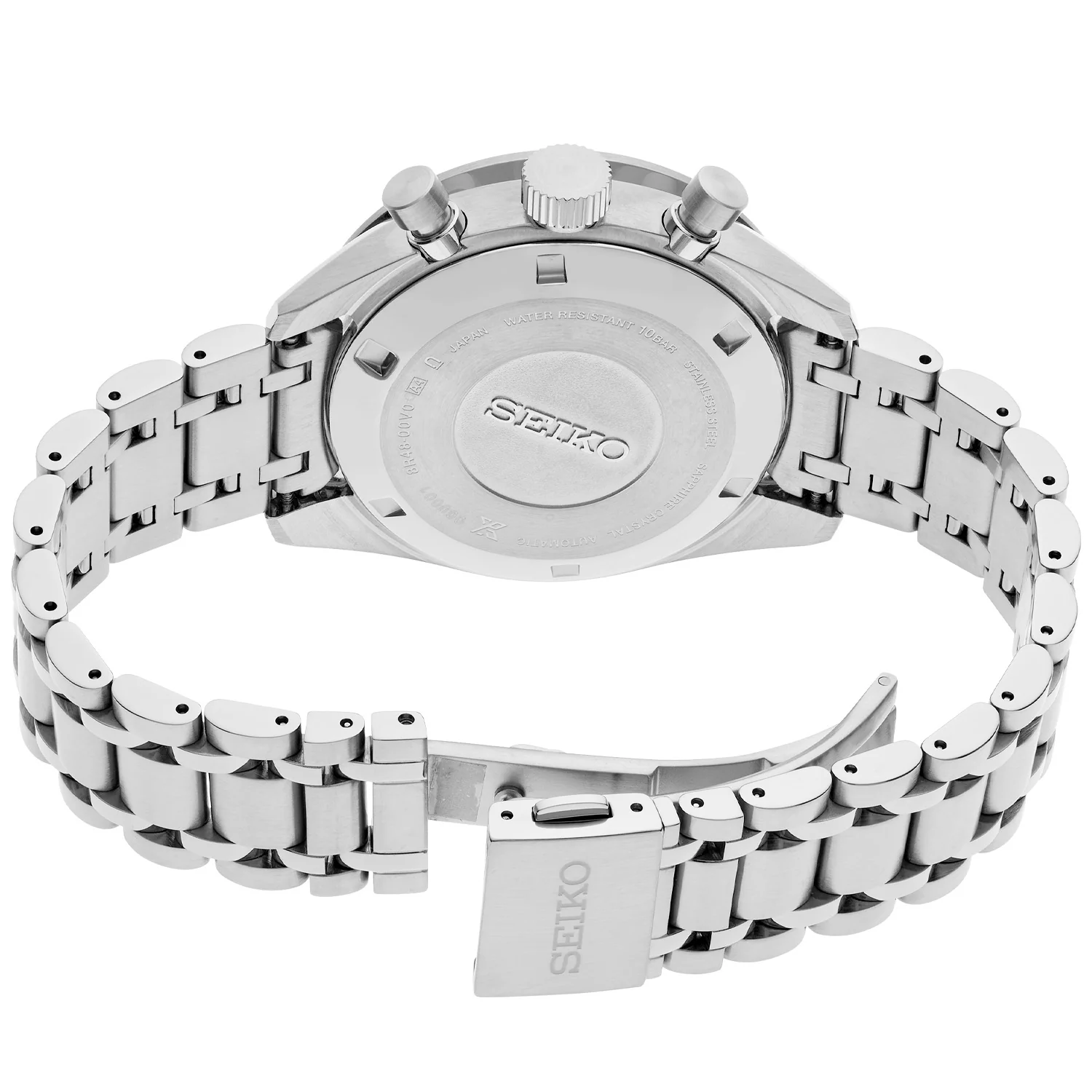 Seiko - Speedtimer Black Dial 42 mm Mechanical Chronograph - SRQ055 - Image 2