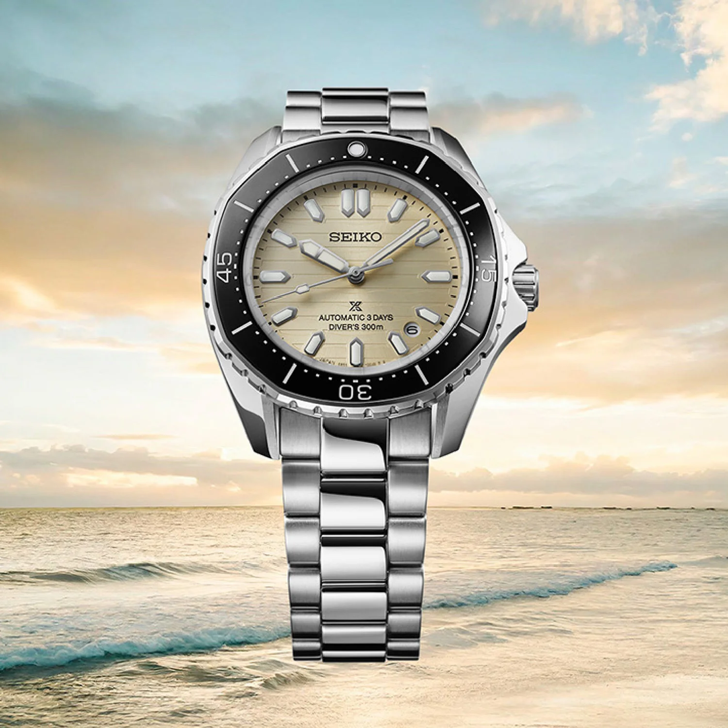 Seiko - Sea Prospex 300 m Diver 41 mm Ivory Dial - SPB481 - Image 5