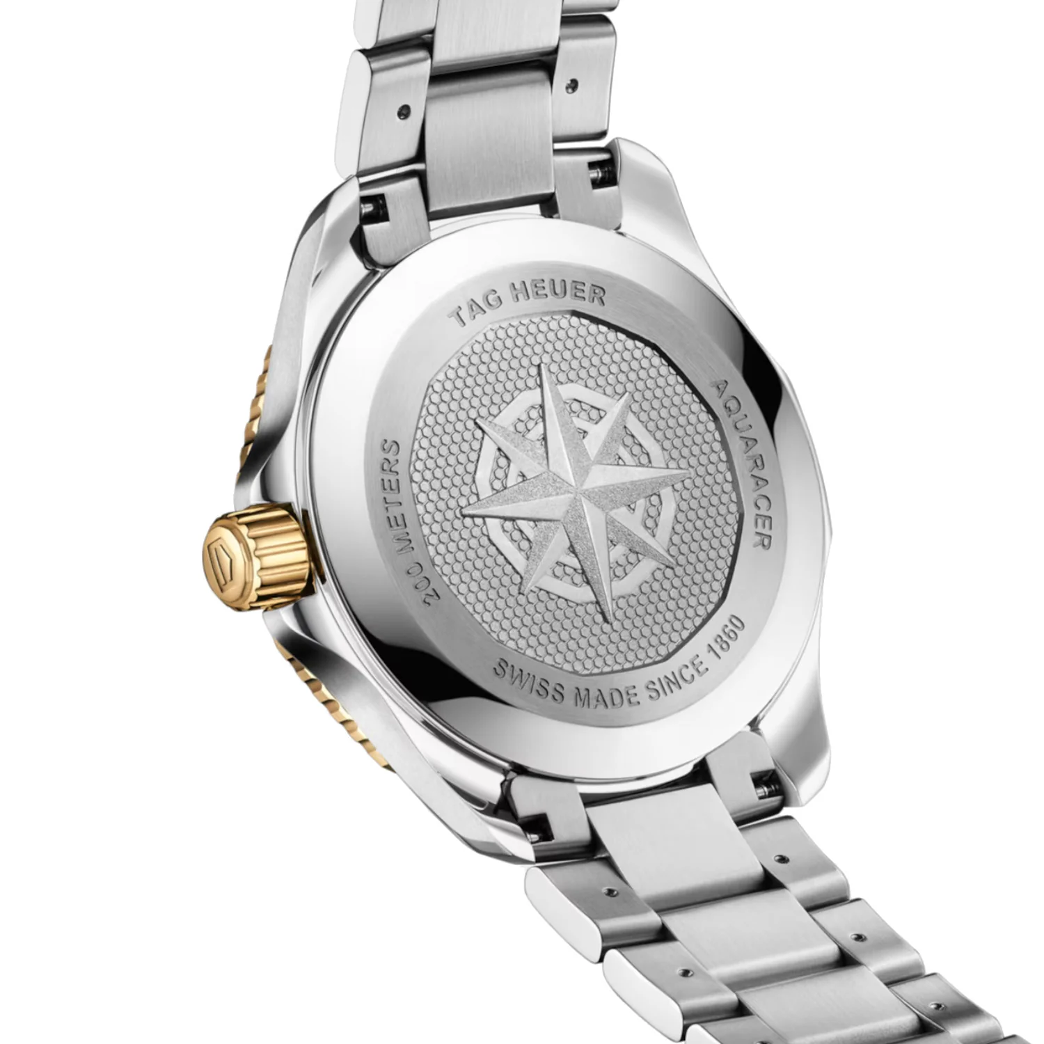 TAG Heuer - Aquaracer 40 mm Solargraph Professional 200 Two Tone - WBP1120.BB0002 - Image 2