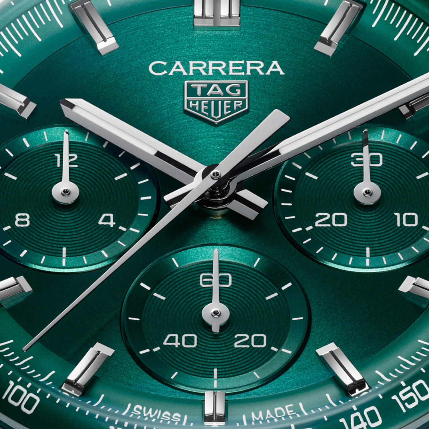 TAG Heuer - Carrera 41 mm Chronograph Glass Box Green Dial - CBS2115.BA0053 - Image 4
