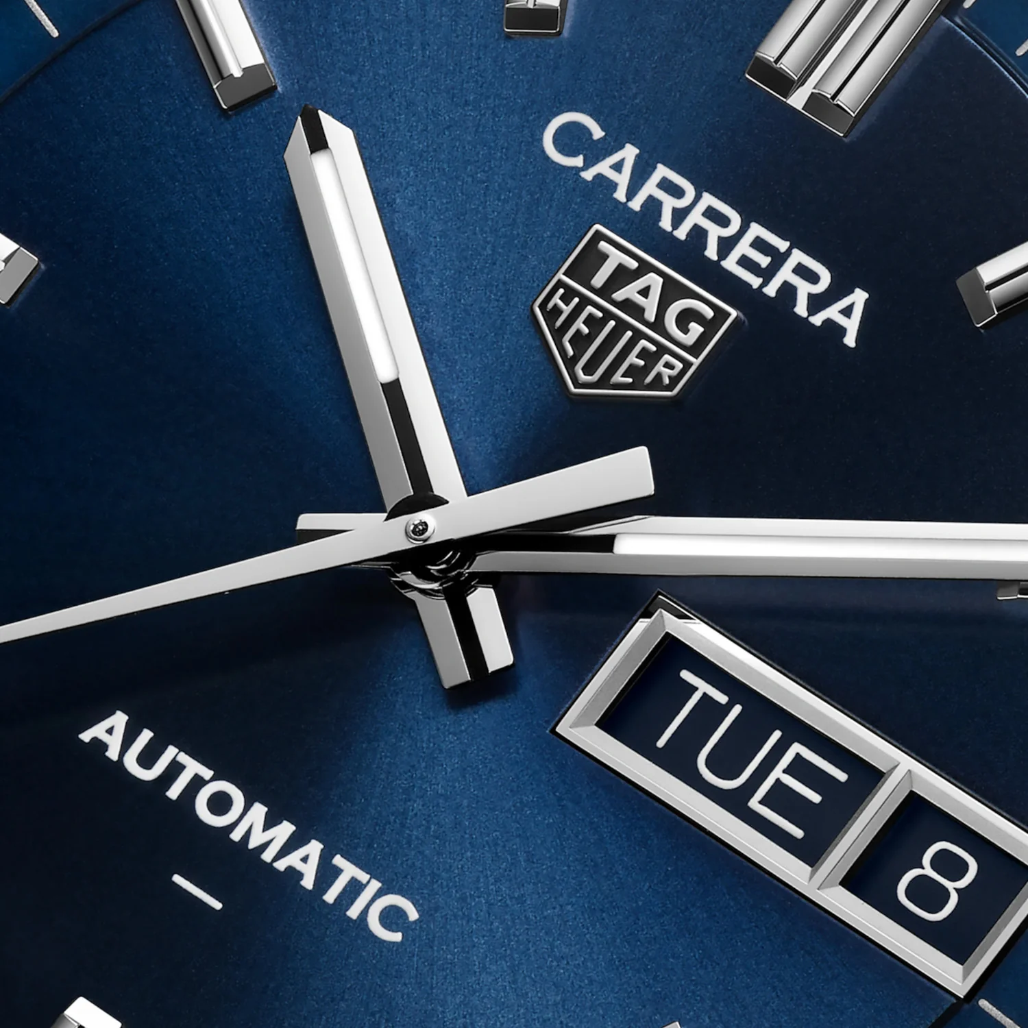 TAG Heuer - Carrera 41 mm Day-Date Automatic Blue Sunray Dial - WDA2112.BA0043 - Image 4
