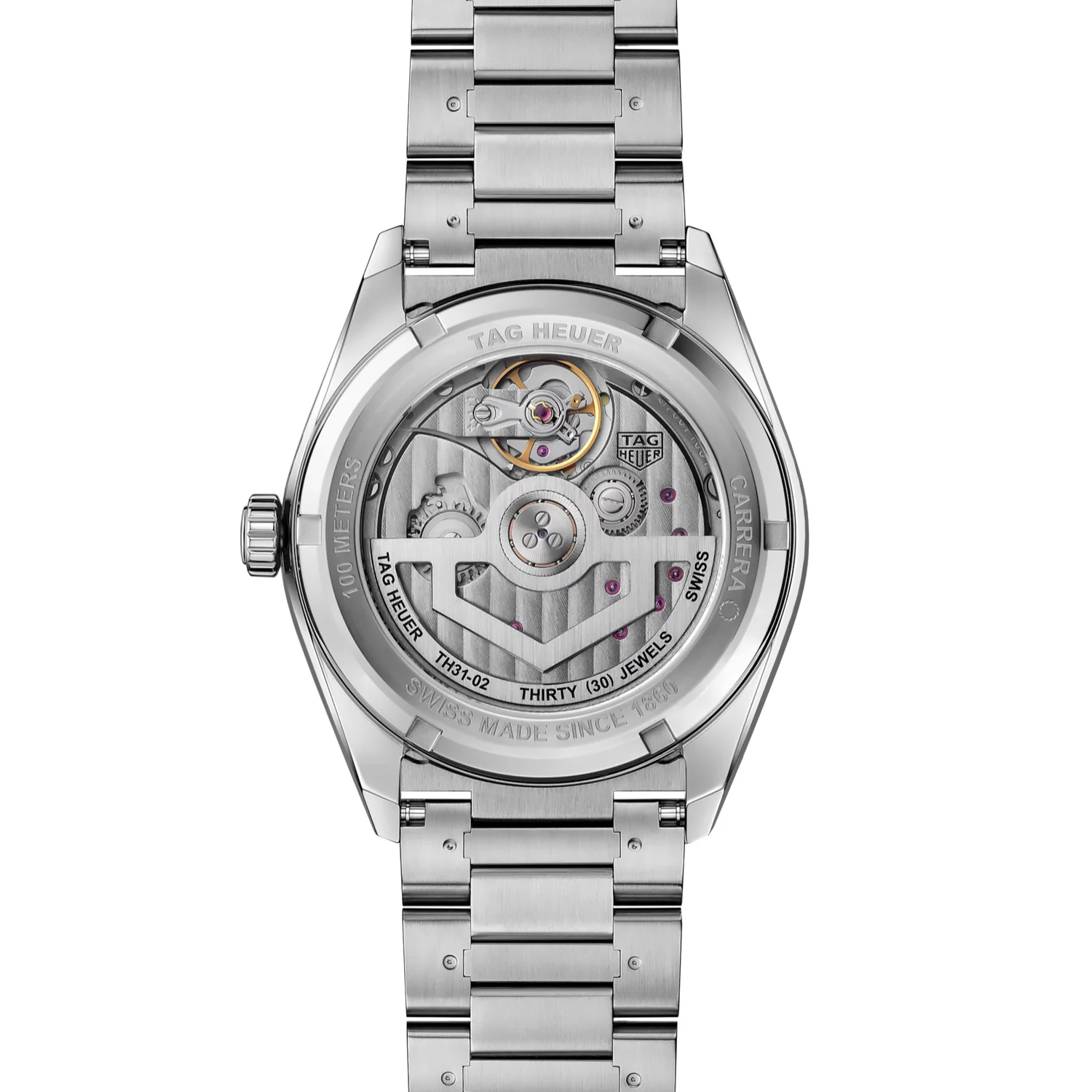 TAG Heuer - Carrera 41 mm Day-Date Automatic Green Sunray Dial - WDA2115.BA0043 - Image 2