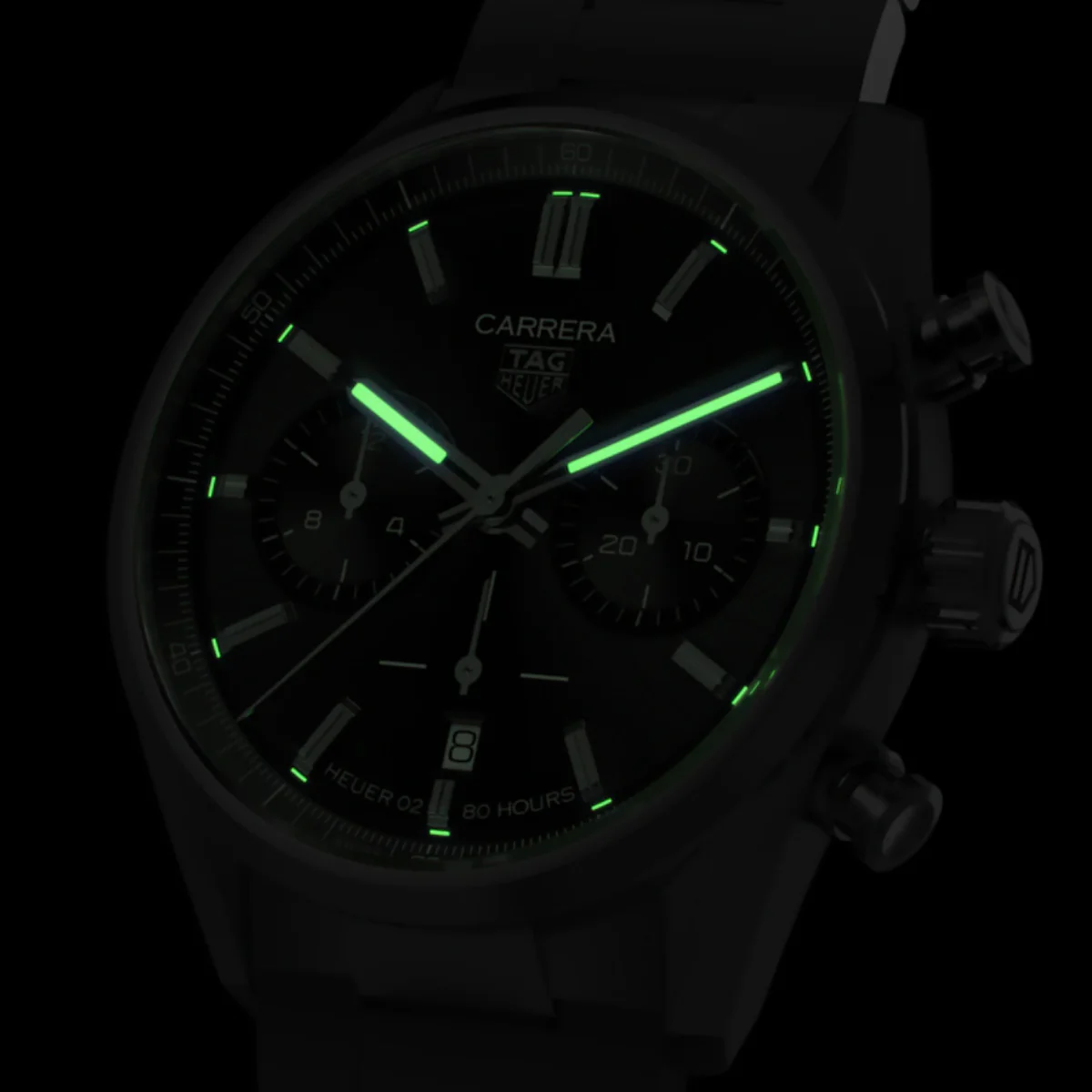 TAG Heuer - Carrera 42 mm Automatic Chronograph Black Dial - CBN2010.BA0642 - Image 5