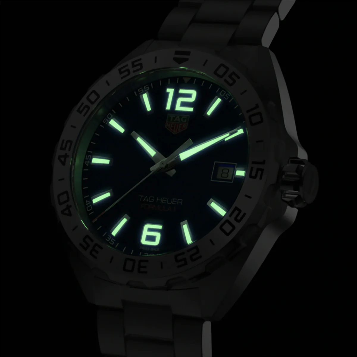 TAG Heuer - Formula 1 Blue Dial Stainless Bezel & Bracelet - WAZ1118.BA0875 - Image 4