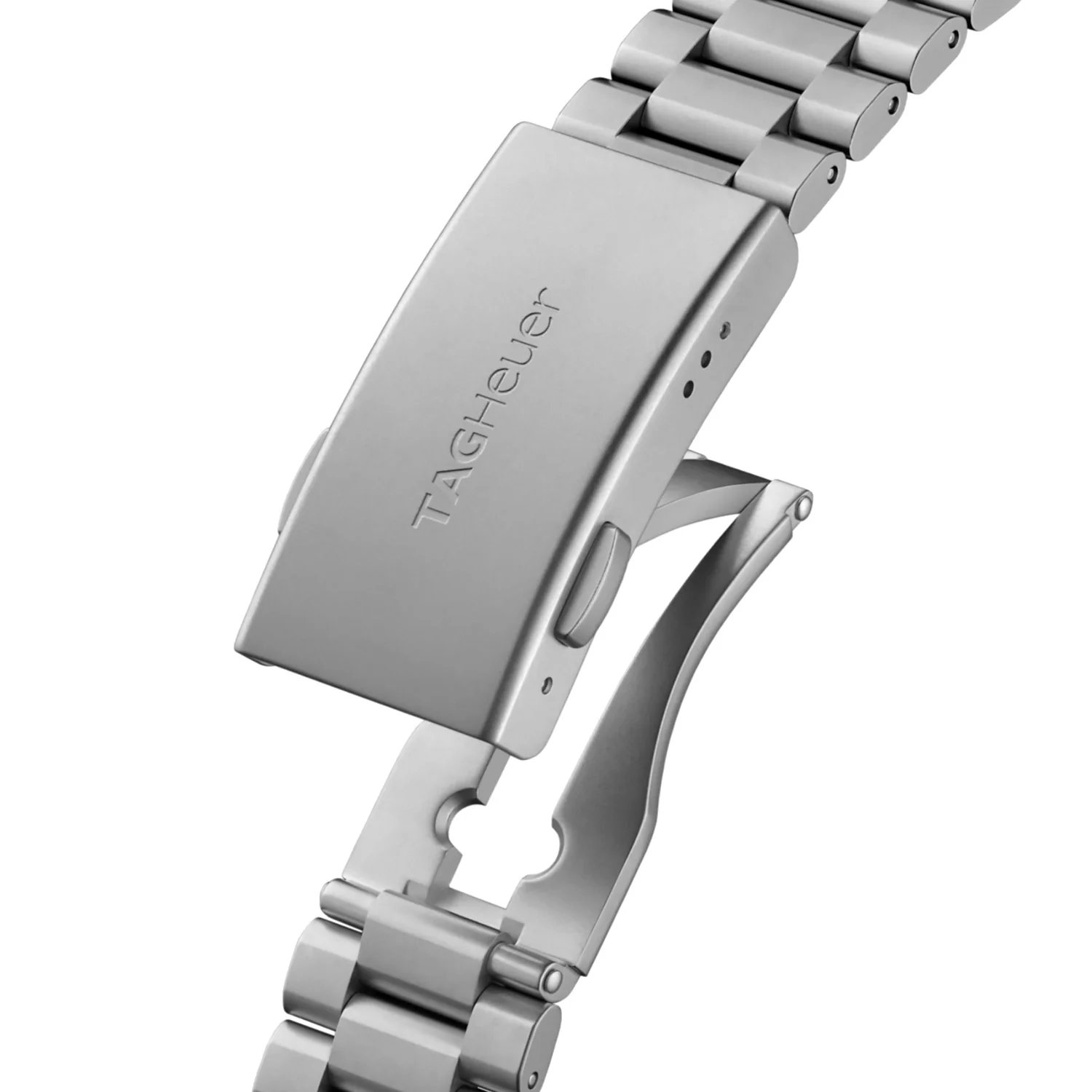 TAG Heuer - Formula 1 Solargraph 38 mm Opaline White Dial Green Bezel - WBY111E.BA0042 - Image 4