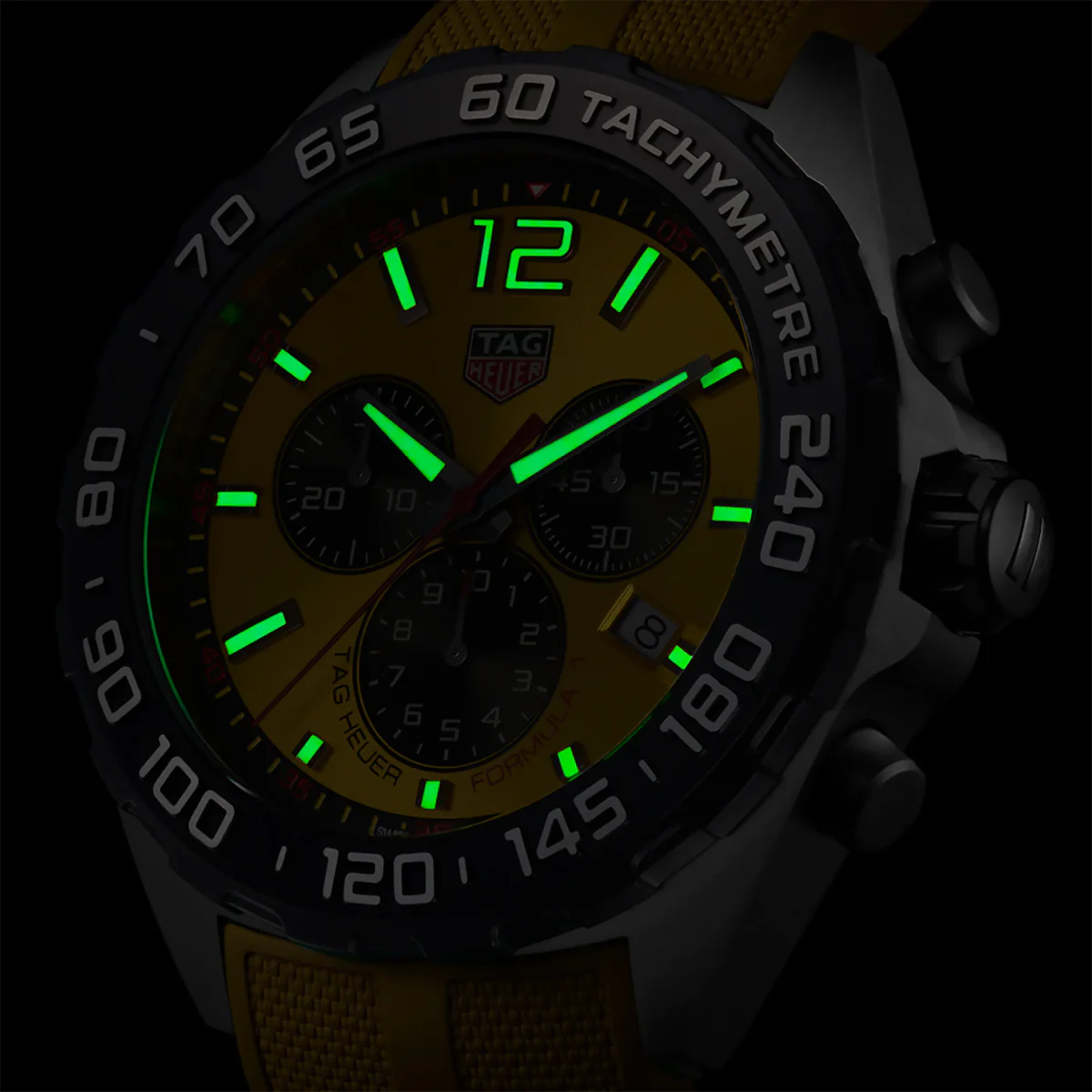 TAG Heuer - Formula1 43 mm Yellow Dial & Band Stainless - CAZ101AM.FT8054 - Image 3