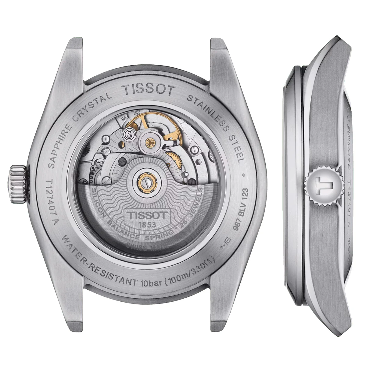 Tissot - Gentleman Powermatic 80 Silicium Blue Dial - T1274071104100 - Image 2