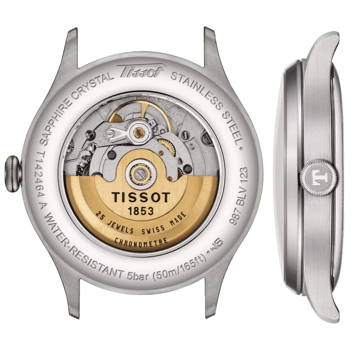 Tissot - Heritage 1938 Automatic COSC Chronometer Pink Dial - T1424641633200 - Image 2